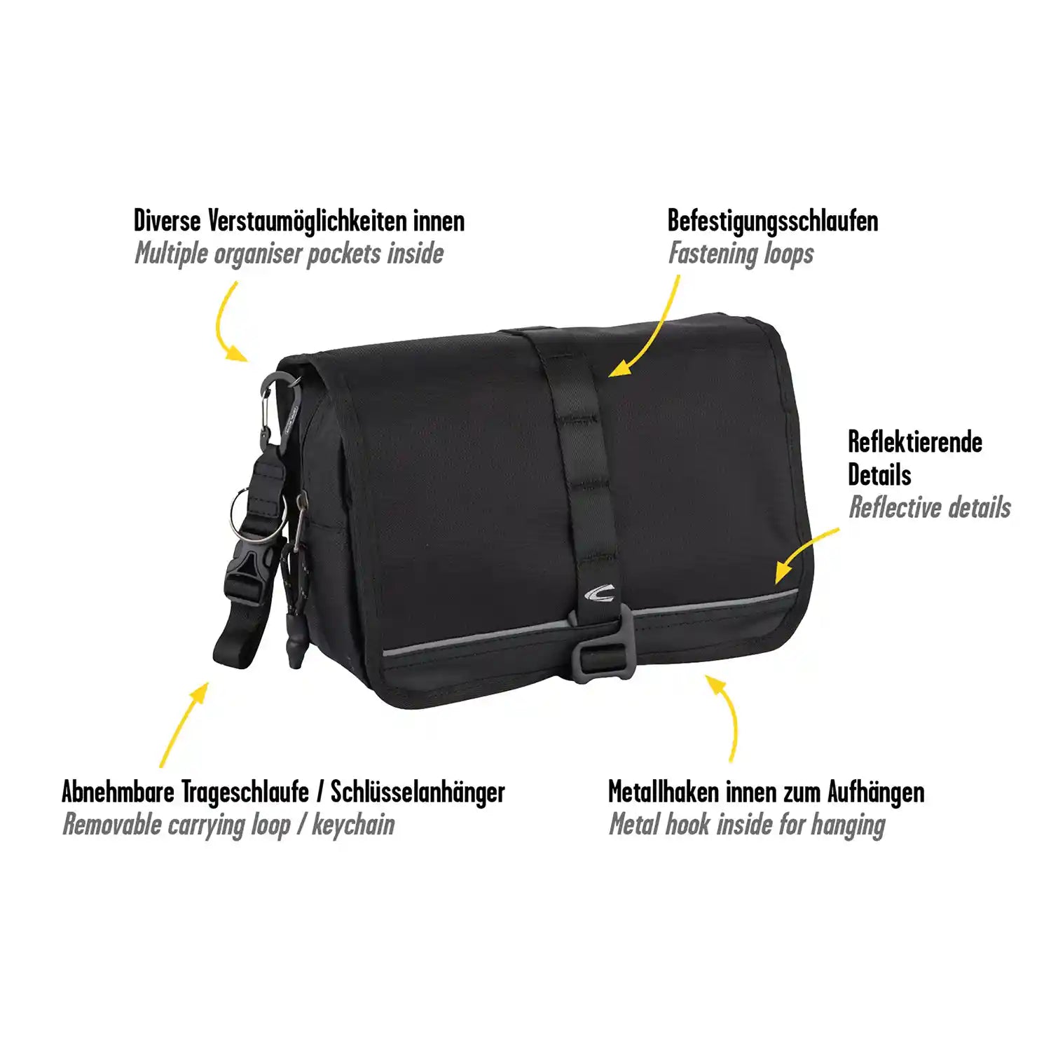 Camel Active Connect Wash Bag 26 cm - Black
