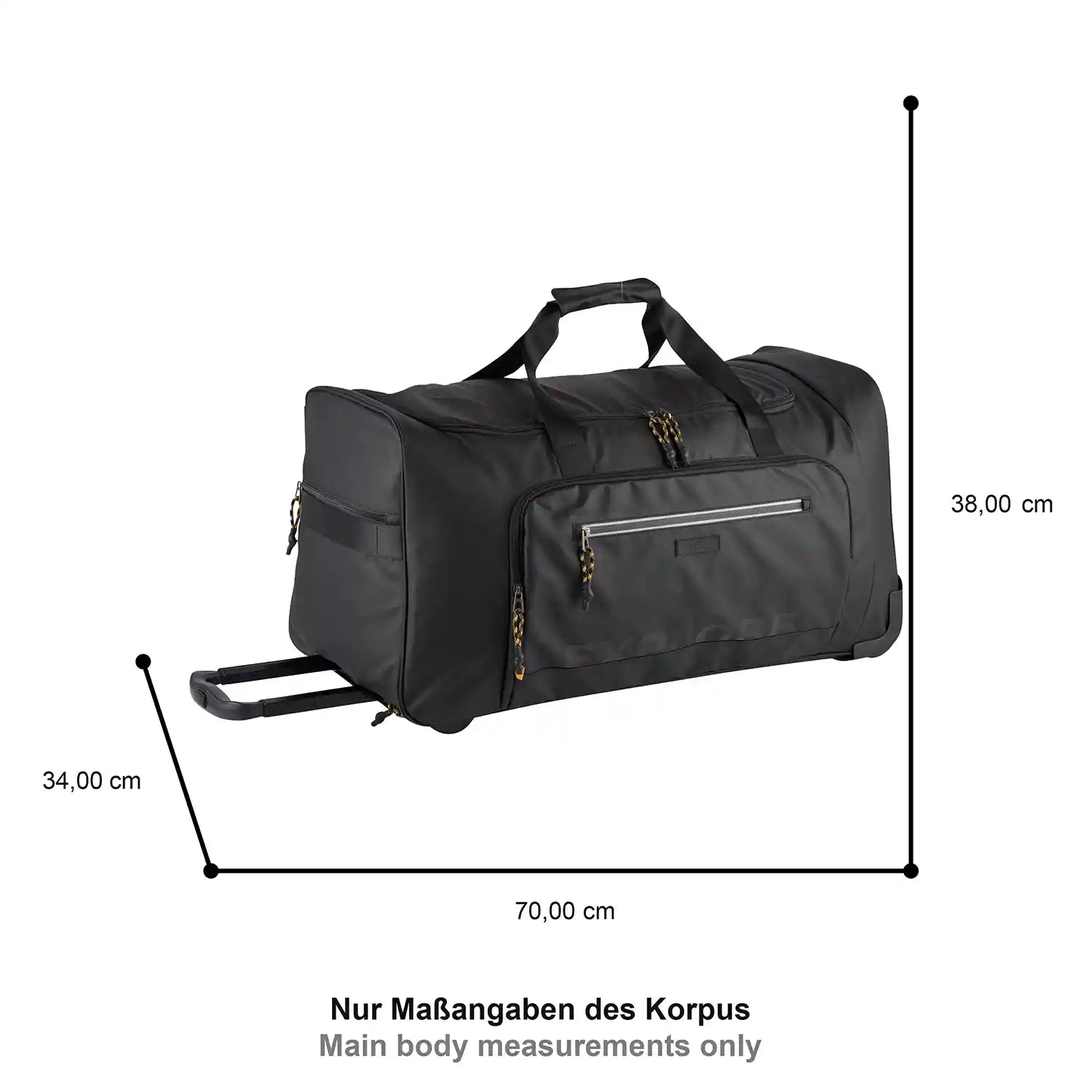 Camel Active Explore Travel Bag With Wheels 70 cm - Black
