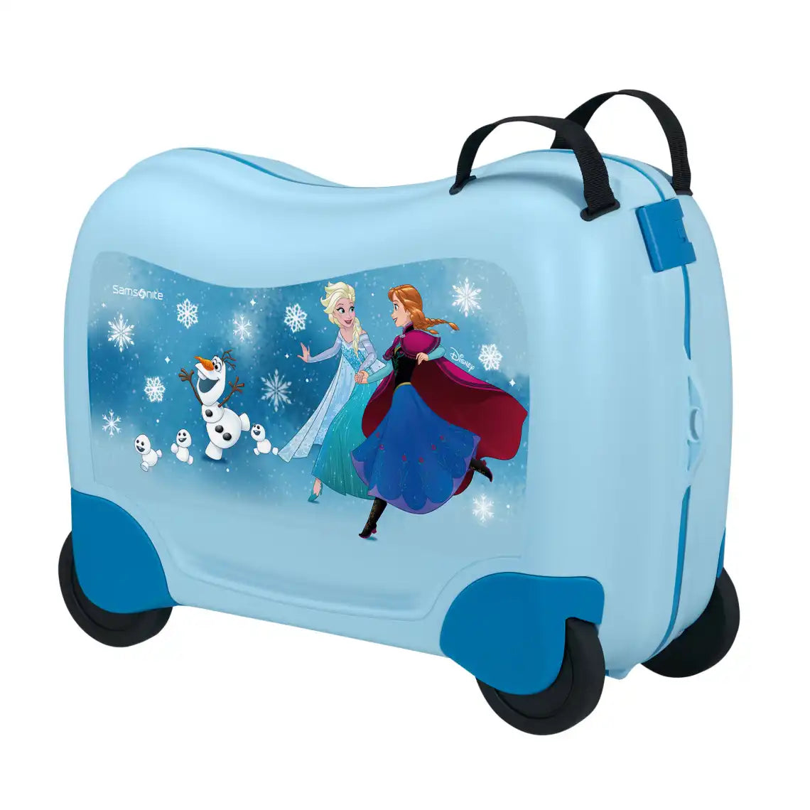 Samsonite Dream2Go Disney Ride-On Suitcase 52 cm - Frozen Magic, Kinderkoffer mit fröhlischem Frozen-Motiv