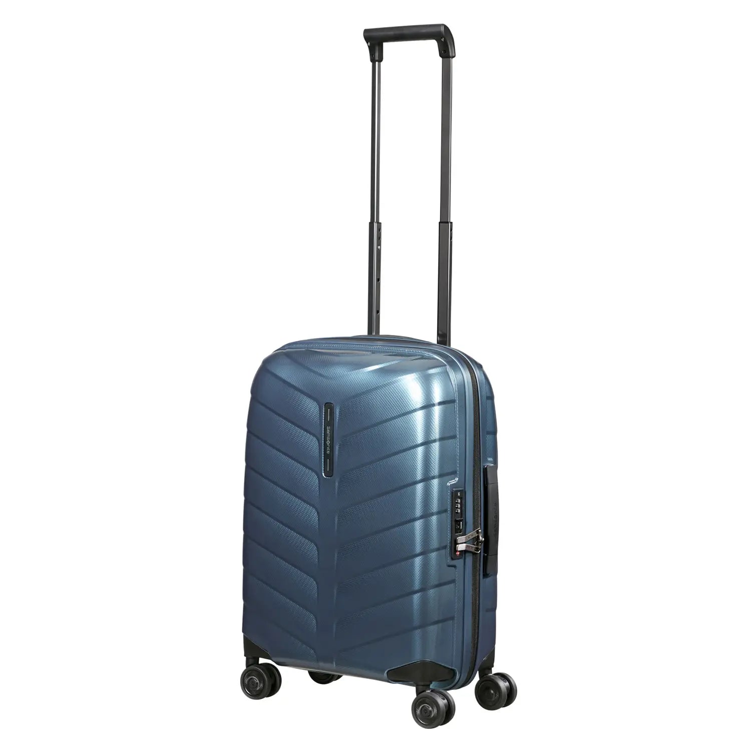 Samsonite Attrix Spinner 4-Rollen Trolley 55 cm - Steel Blue