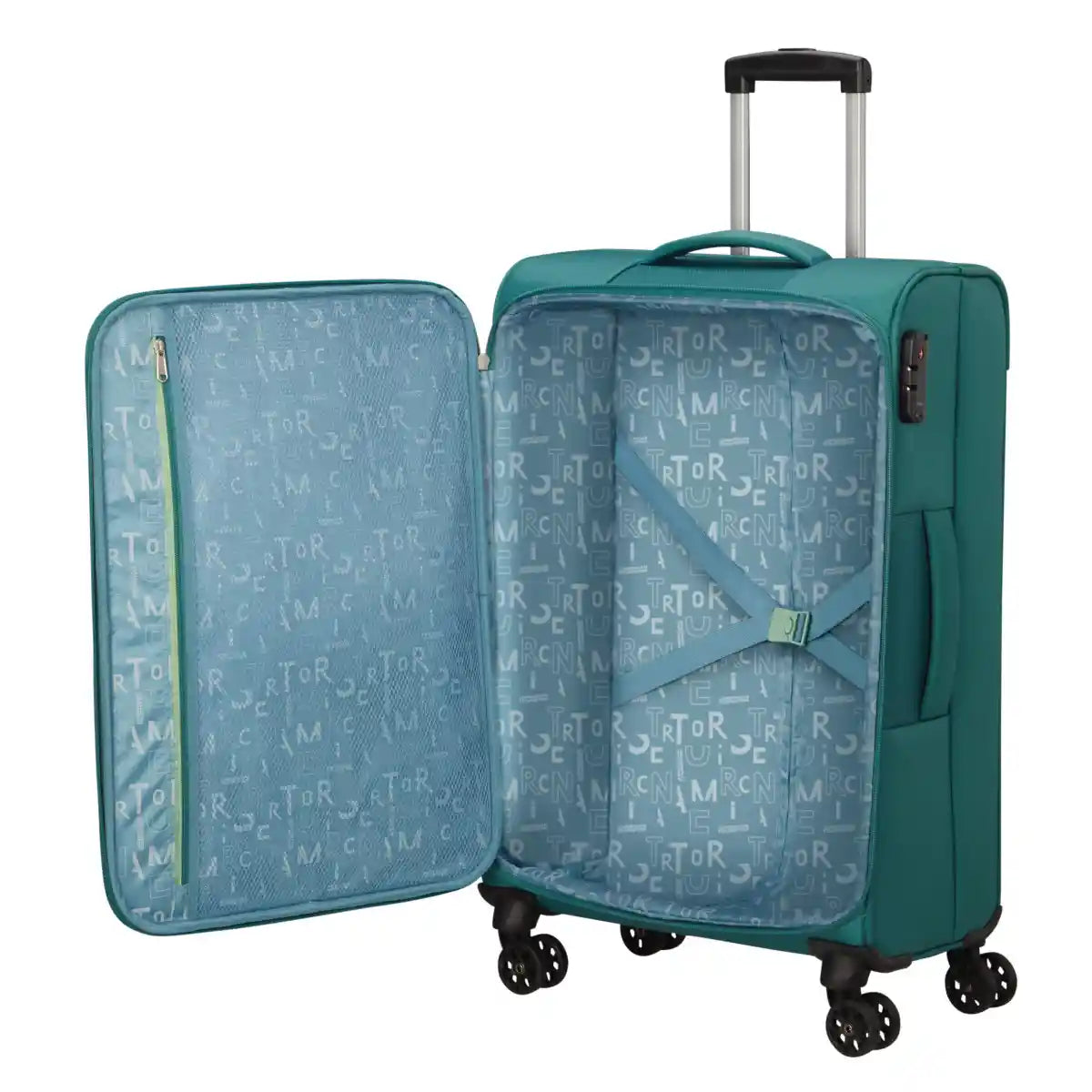 American Tourister Sea Seeker Spinner 4-Rollen Trolley 68 cm - Bayou Green