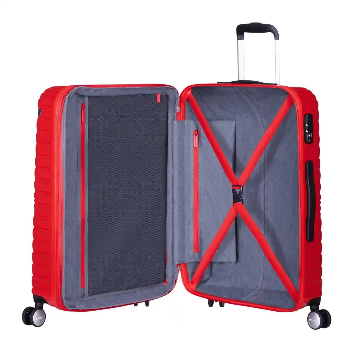 American Tourister Mickey Clouds Spinner 4-wheel trolley 66 cm - Mickey Classic Red