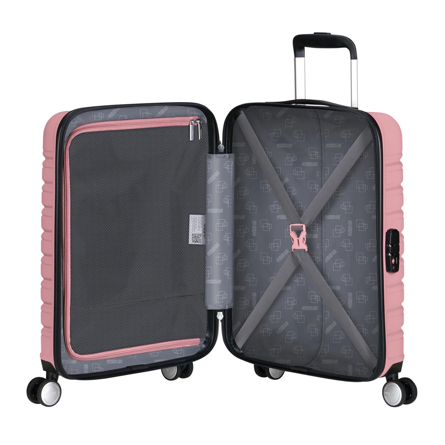 American Tourister Flashline Spinner 4-Rollen Kabinentrolley 55 cm - Lilas Pink