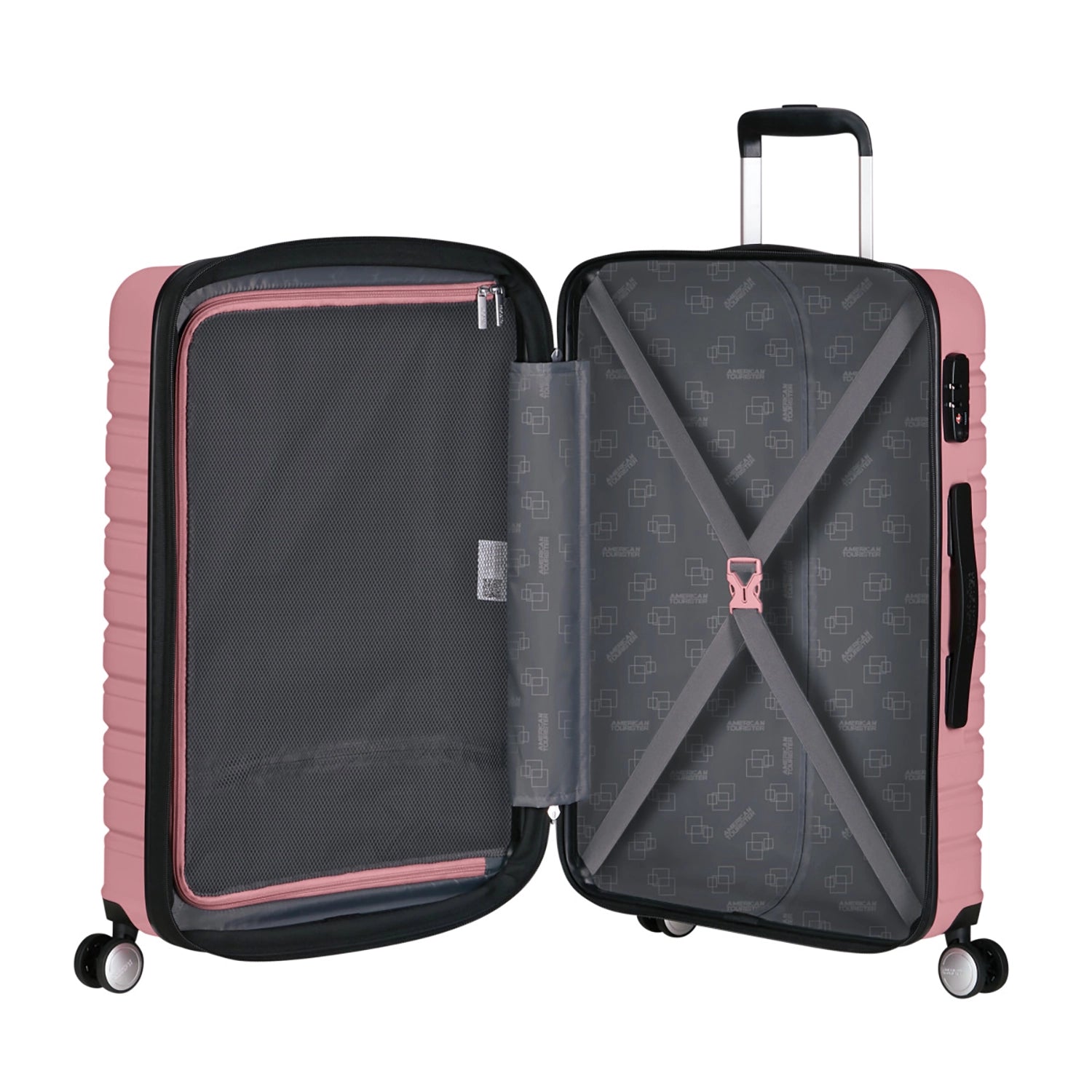 American Tourister Flashline Spinner 4-Rollen Trolley 67 cm - Lilas Pink