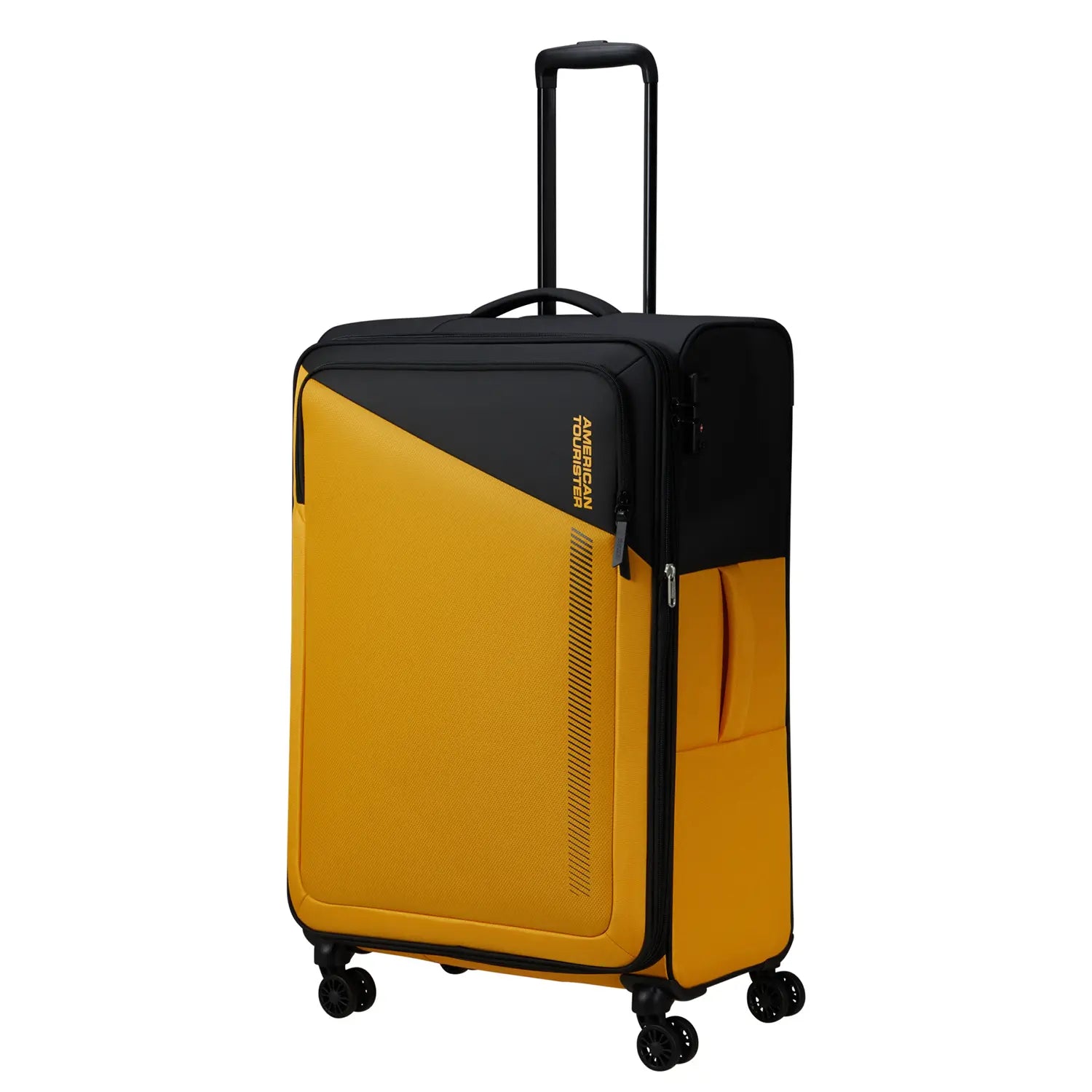 American Tourister Daring Dash Spinner 4-Rollen Trolley 77 cm - Black/Yellow