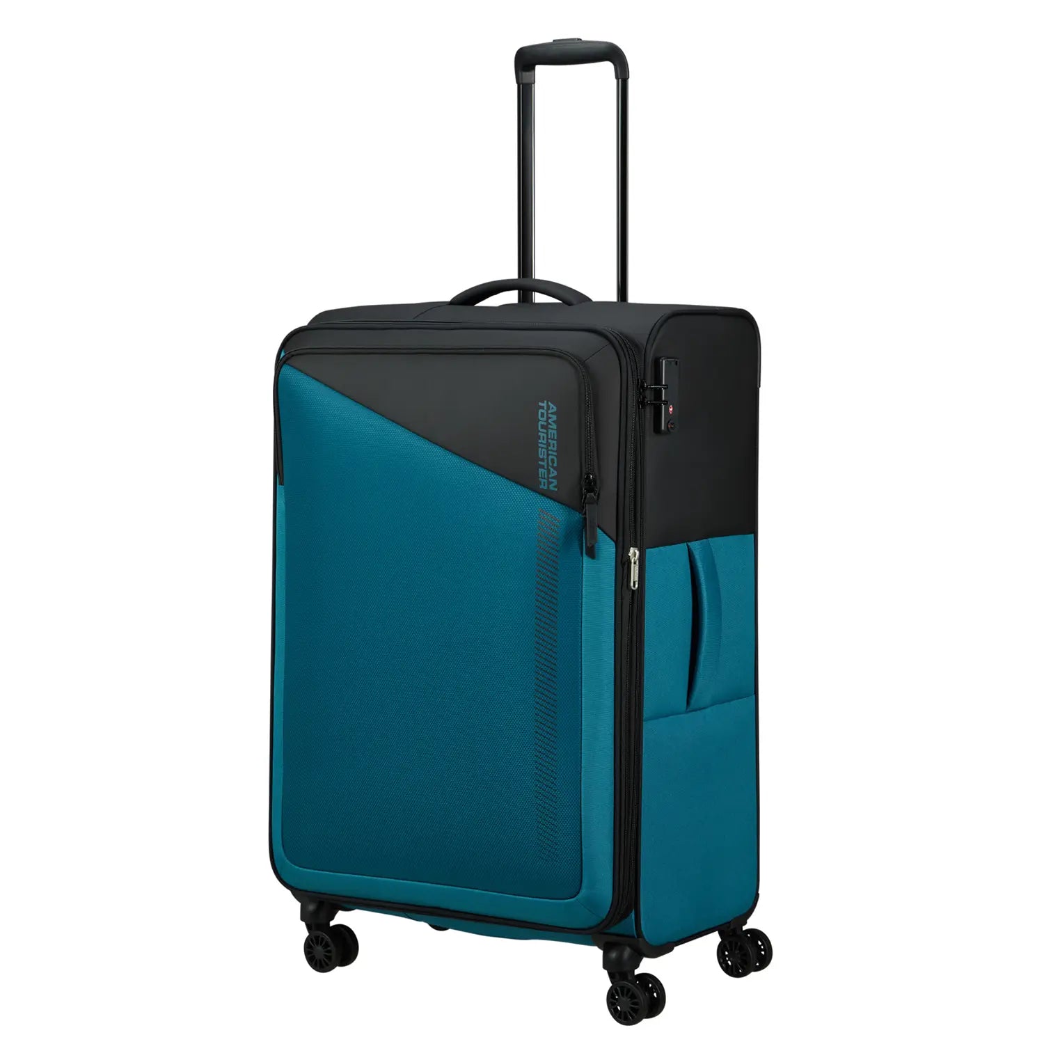 American Tourister Daring Dash Spinner 4-Rollen Trolley 77 cm - Black/Blue