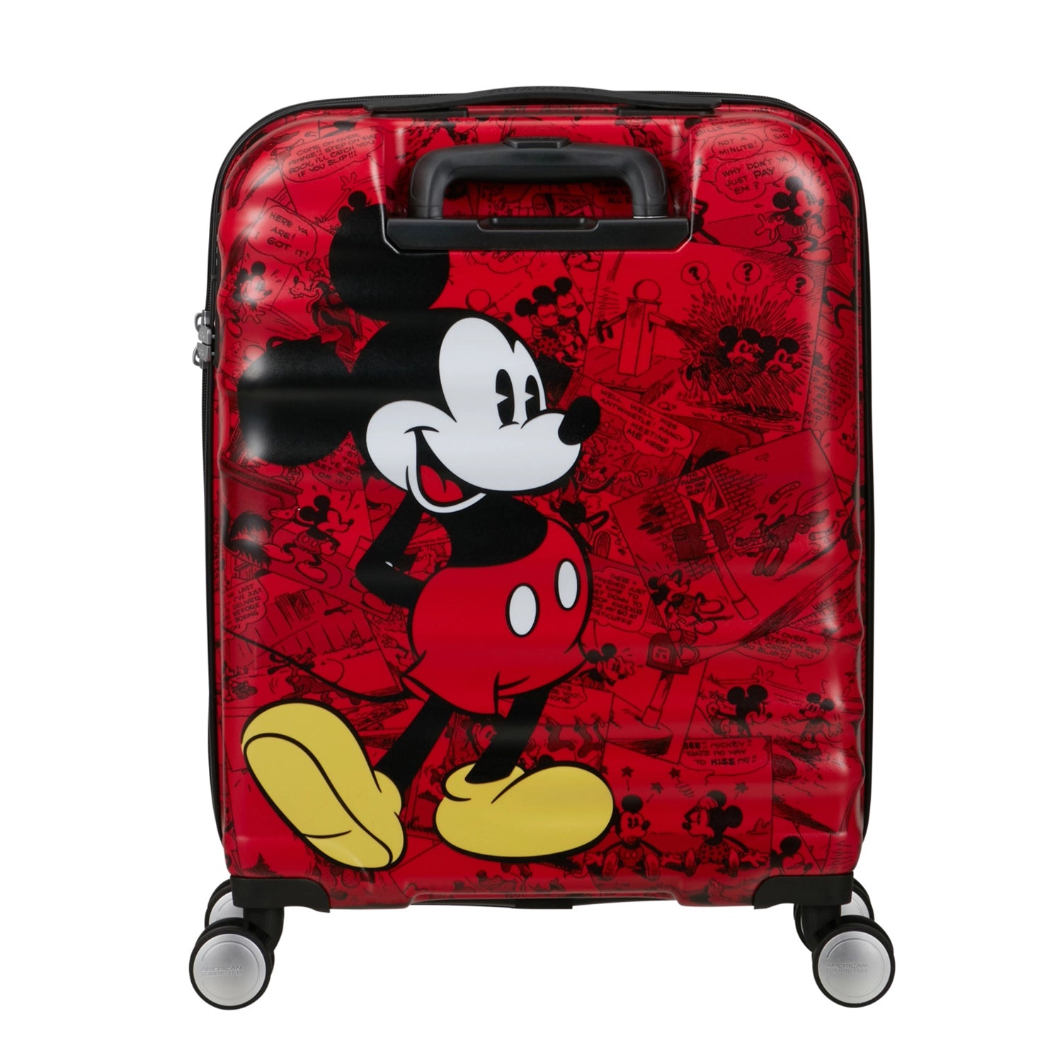 American Tourister Wavebreaker Disney FL Spinner 4-Rollen Trolley 55 cm - Mickey Comics Red