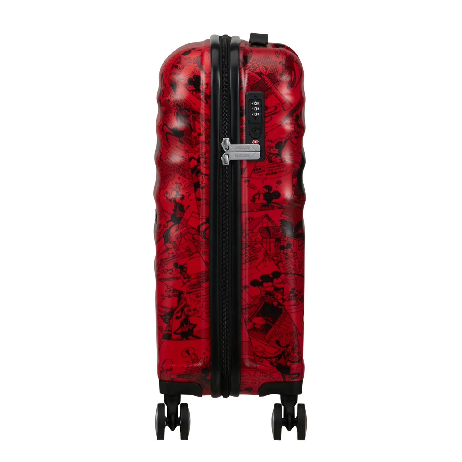 American Tourister Wavebreaker Disney FL Spinner 4-Rollen Trolley 55 cm - Mickey Comics Red