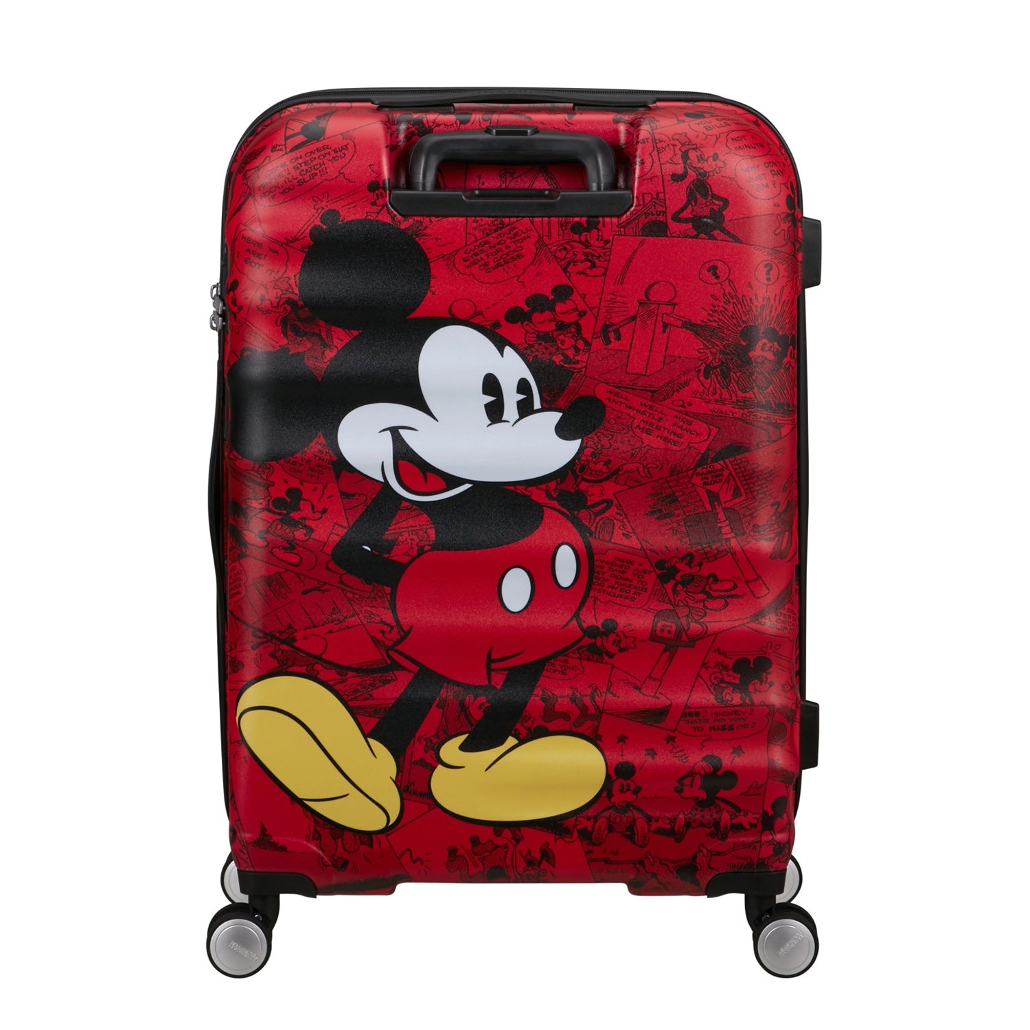 American Tourister Wavebreaker Disney FL Spinner 4-Rollen Trolley 67 cm - Mickey Comics Red