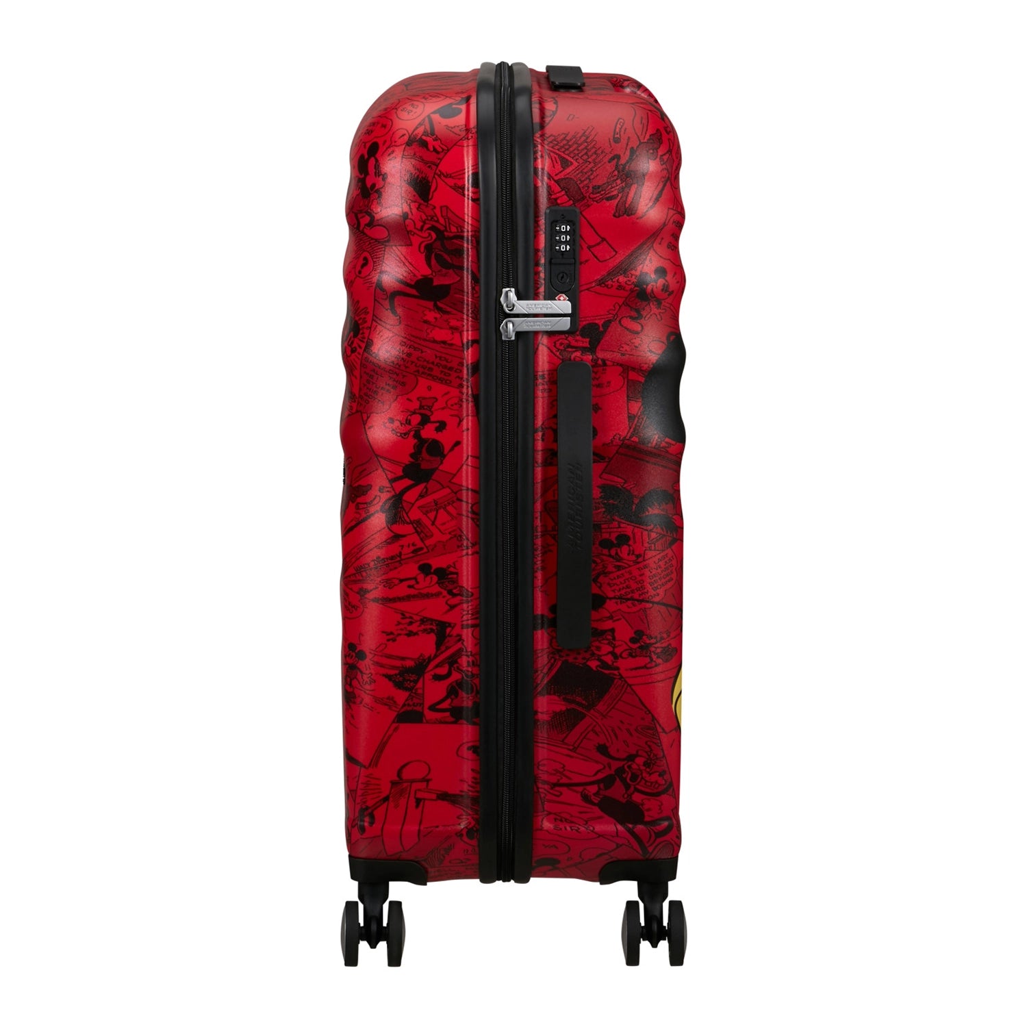 American Tourister Wavebreaker Disney FL Spinner 4-Rollen Trolley 67 cm - Mickey Comics Red