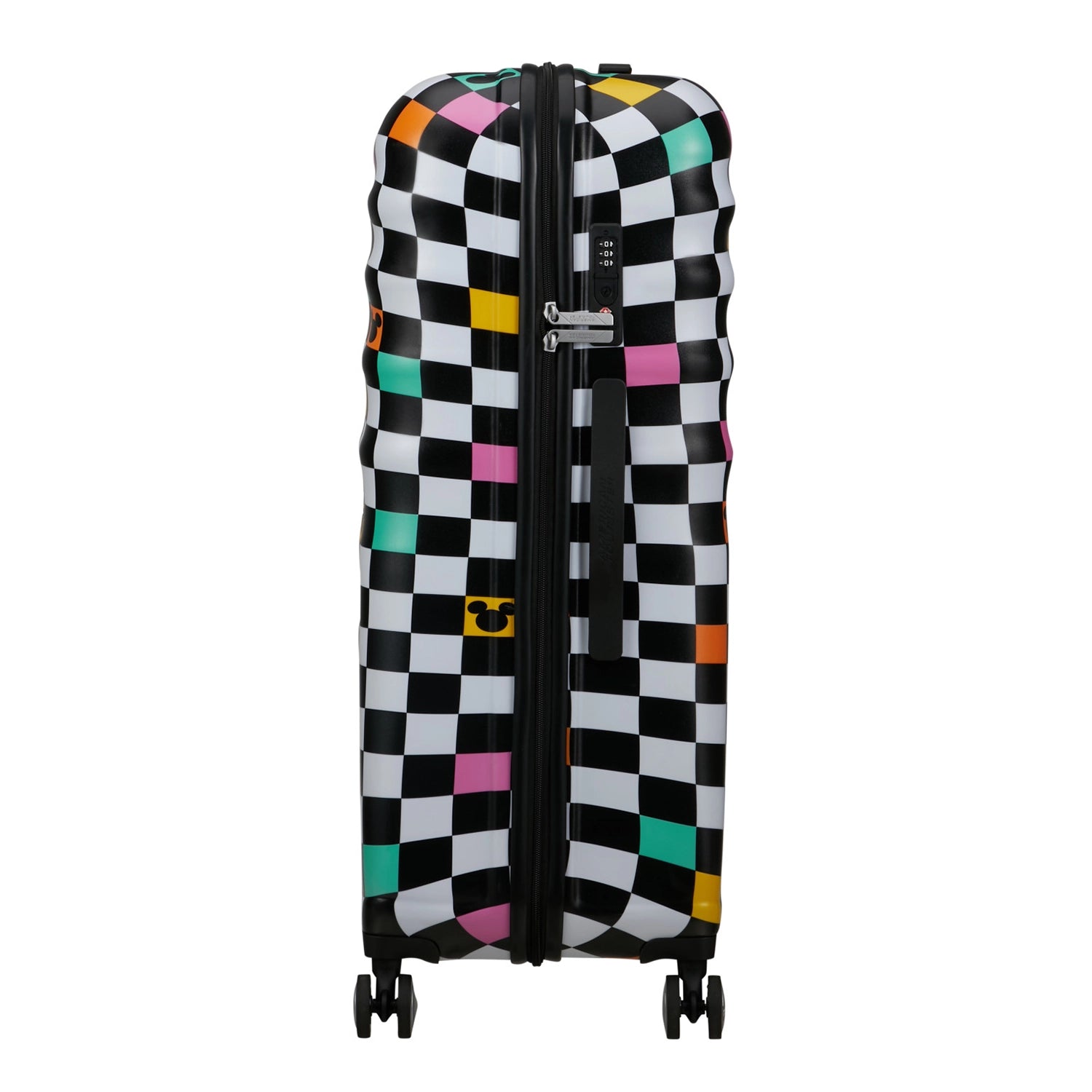 American Tourister Wavebreaker Disney FL Spinner 4-Rollen Trolley 77 cm - Mickey Check