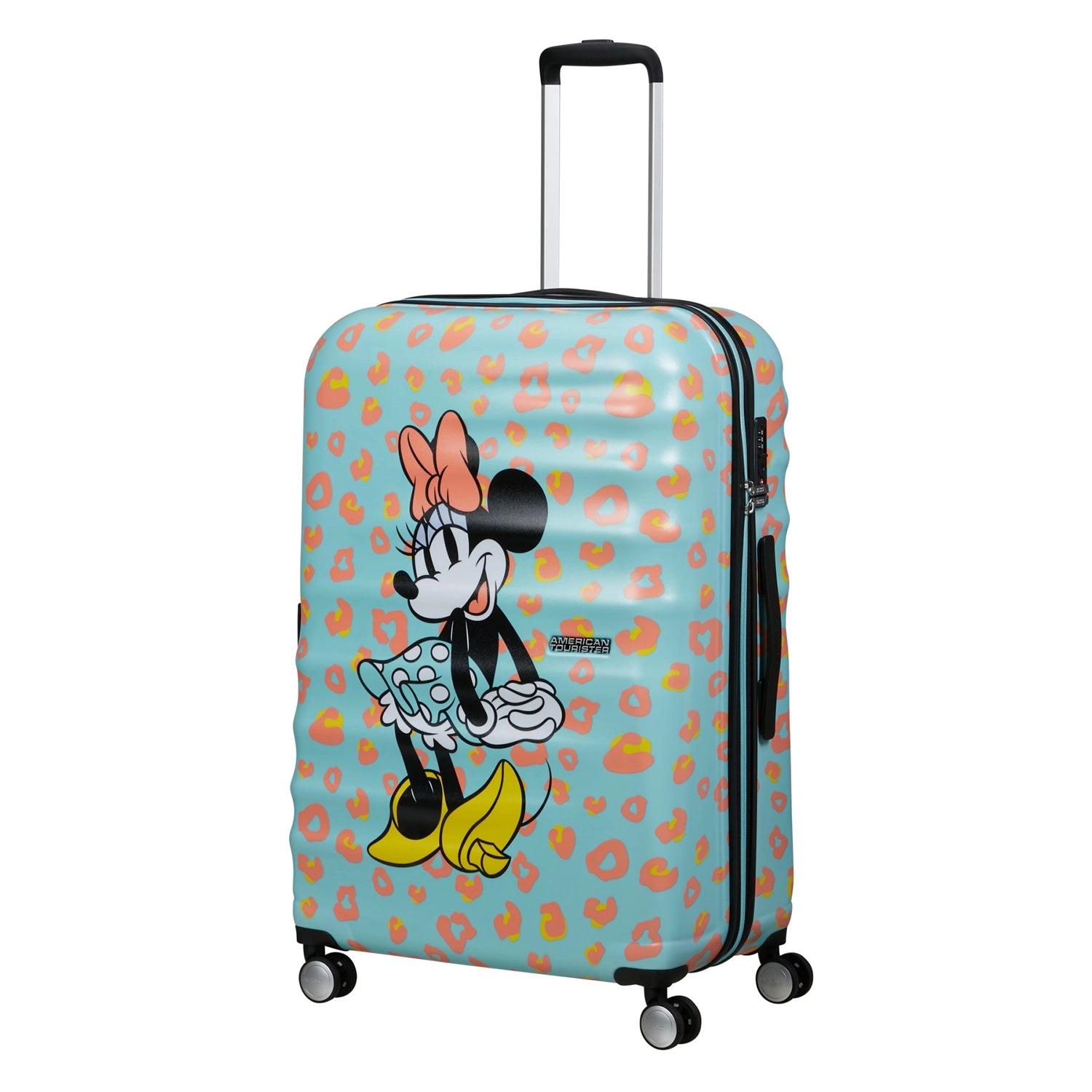 American Tourister Wavebreaker Disney FL Spinner 4-Rollen Trolley 77 cm - Minnie Pastel Dots