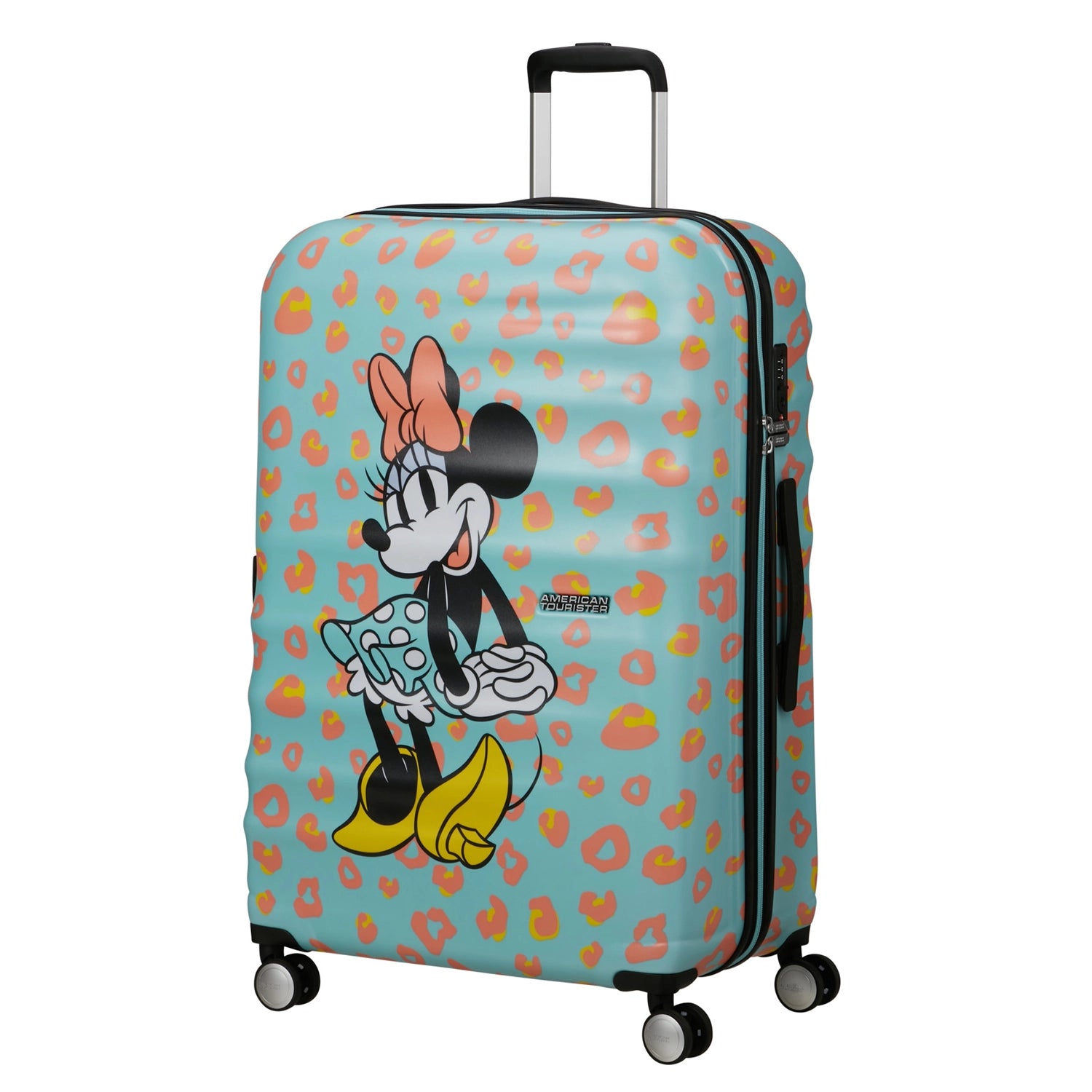 American Tourister Wavebreaker Disney FL Spinner 4-Rollen Trolley 77 cm - Minnie Pastel Dots