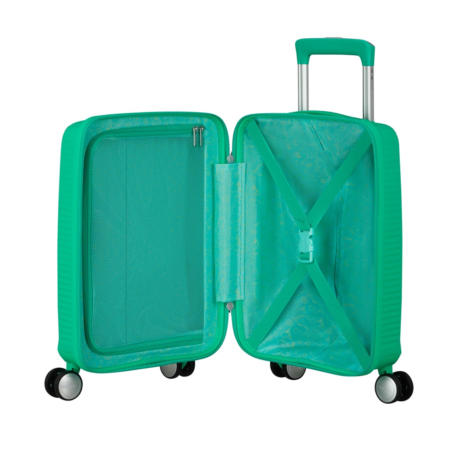 American Tourister Soundbox Mini Spinner 4-Rollen Trolley 47 cm - Bright Green