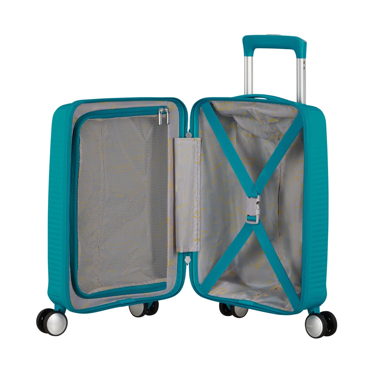 American Tourister Soundbox Mini Spinner 4-Rollen Trolley 47 cm - Deep Teal