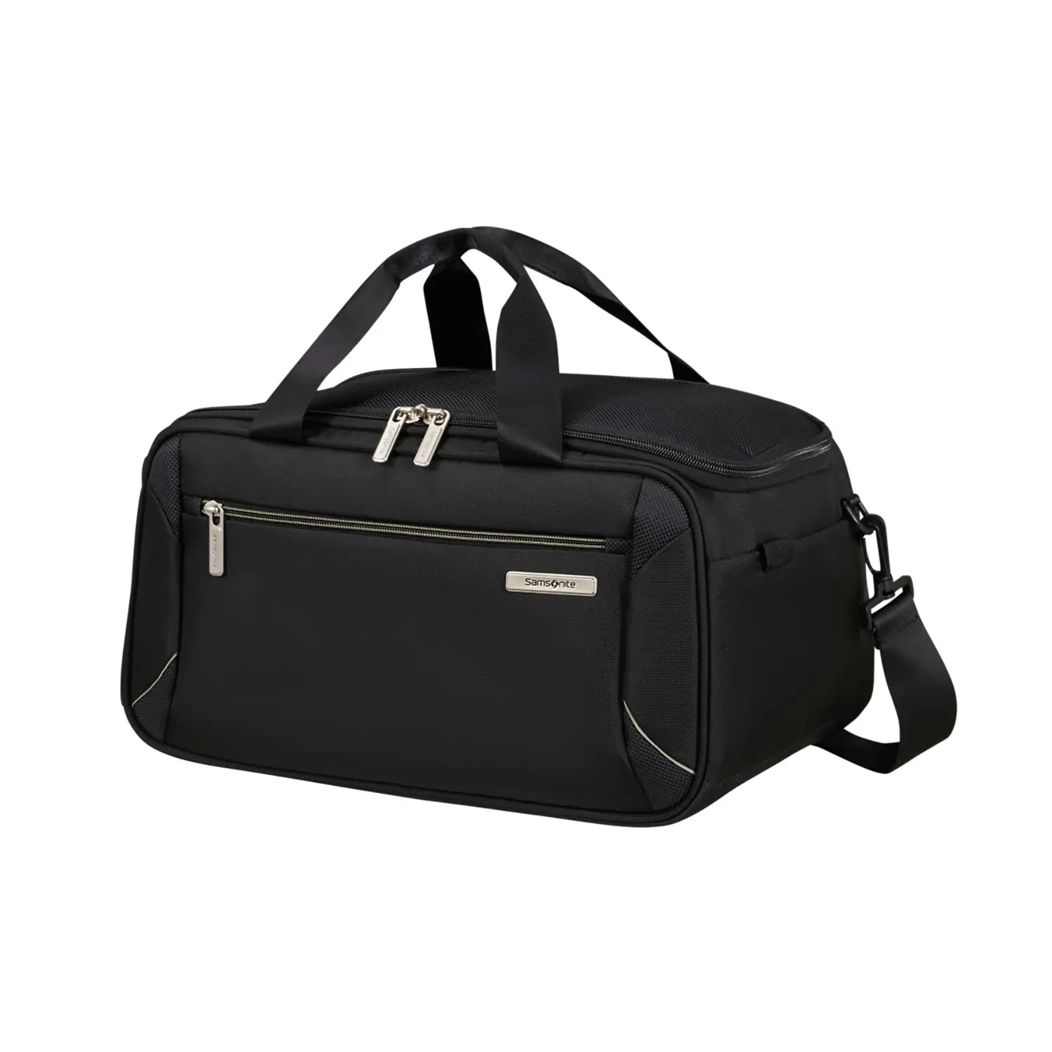 Samsonite Base Breeze Underseat Duffle XS 40 cm – kompakte schwarze Reisetasche für Handgepäck