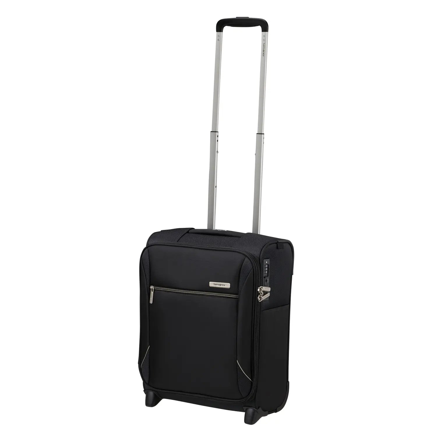 Samsonite Base Breeze Upright 45/16 Underseater 45 cm – kompakter schwarzer Handgepäckkoffer