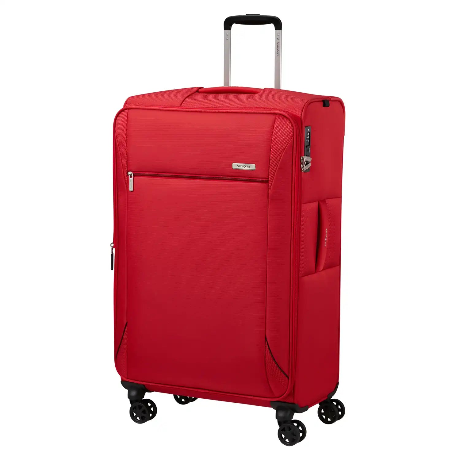 Frontansicht Samsonite Base Breeze Spinner 4-Rollen Trolley 78 cm - Red