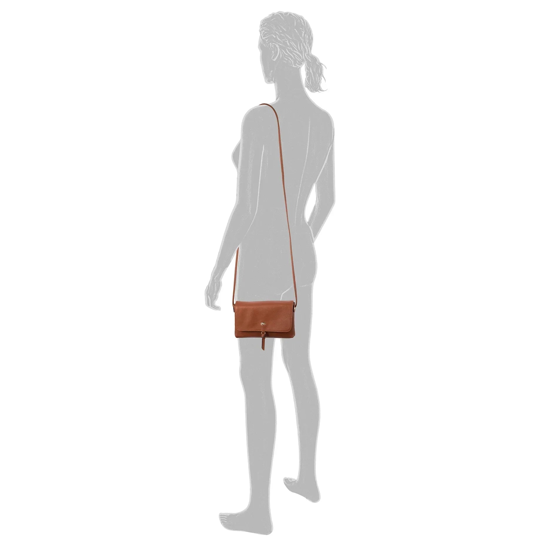 Tom Tailor Bags Flap Bag 20 cm - Black Patent