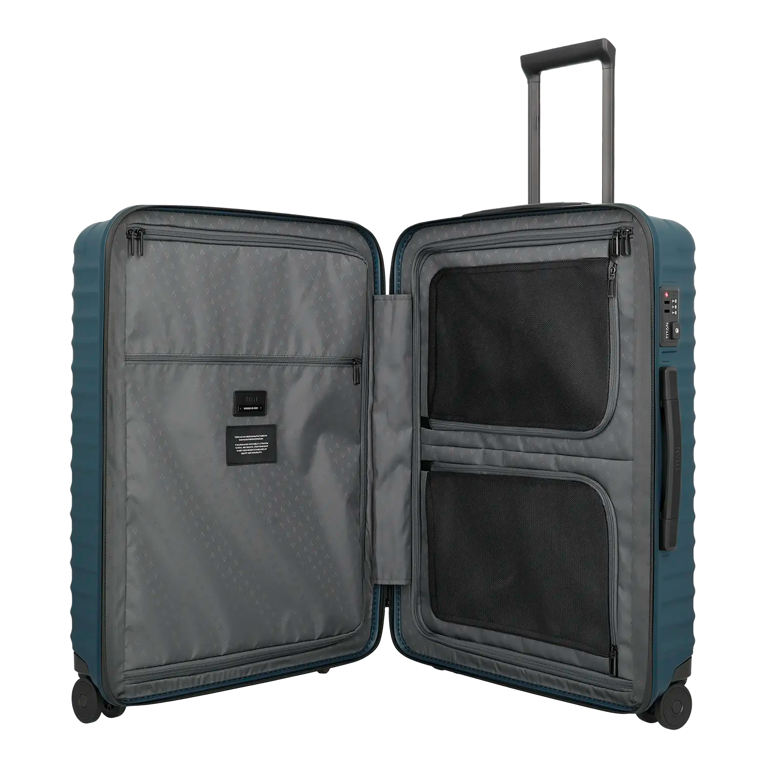 Titan Upgrade 4-wheel trolley M+ 69 cm - Midnight Blue