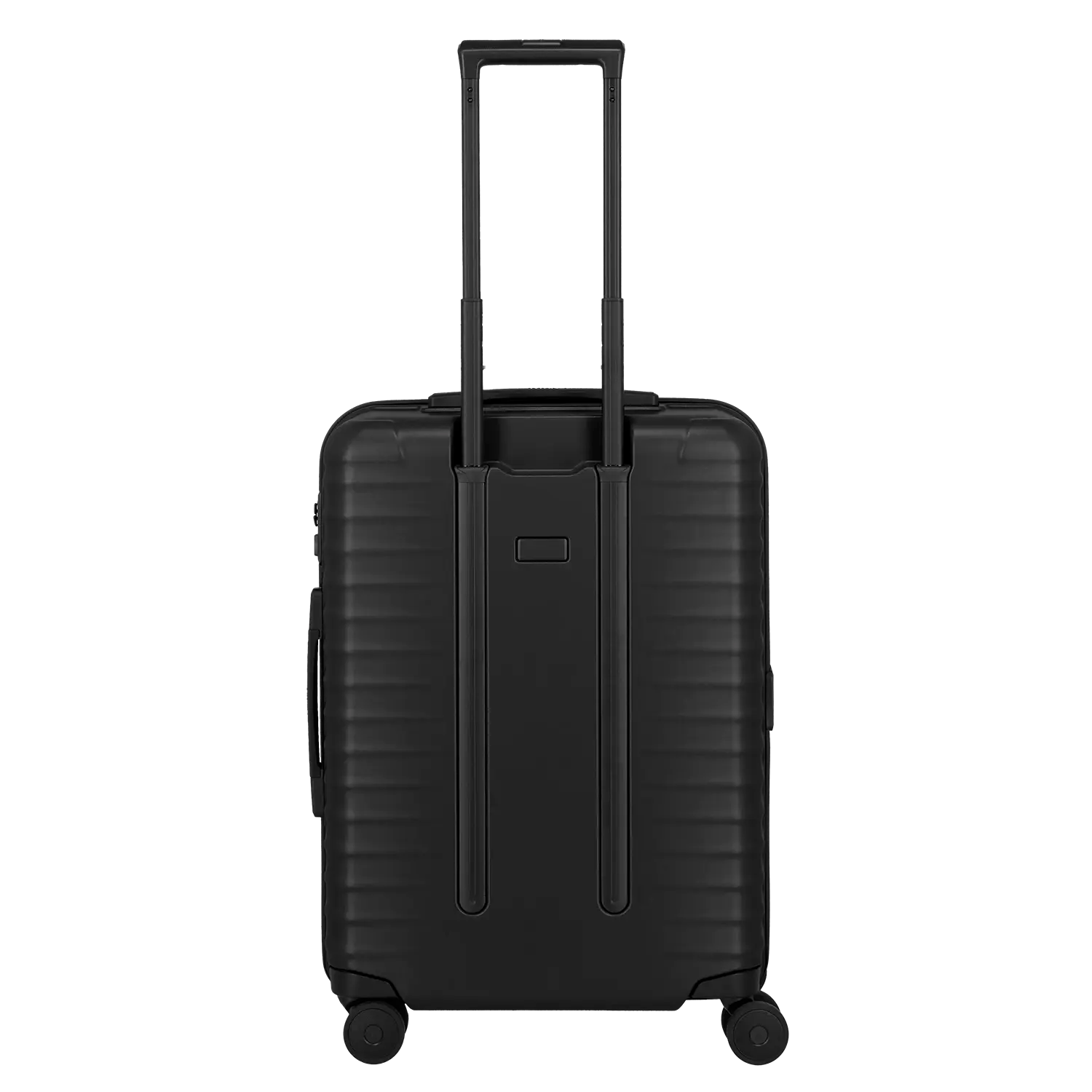 Titan Upgrade Trolley M - Rückansicht des Premium Reisekoffers 65 cm Nightshade Black