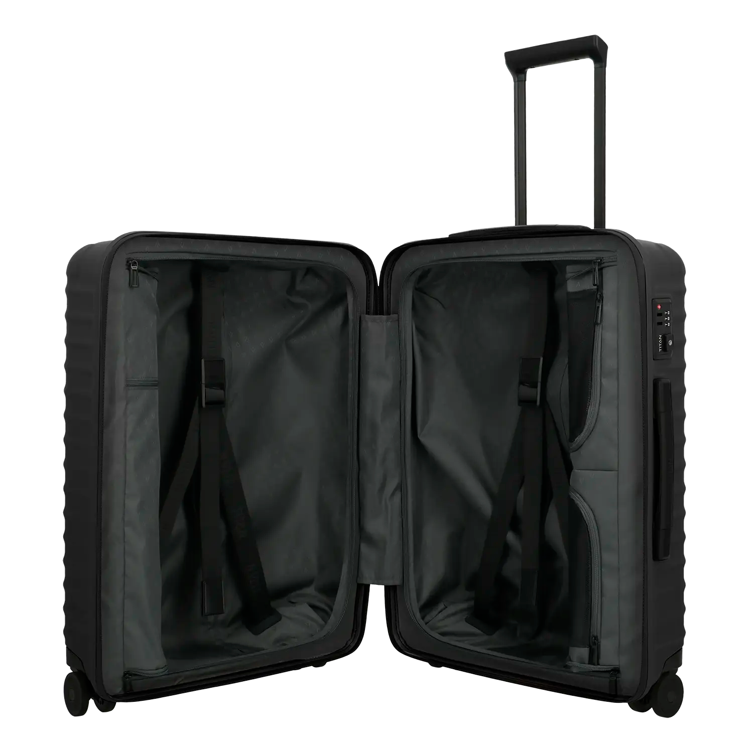 Titan Upgrade Trolley M 65 cm - Innenausstattung mit Spanngurten