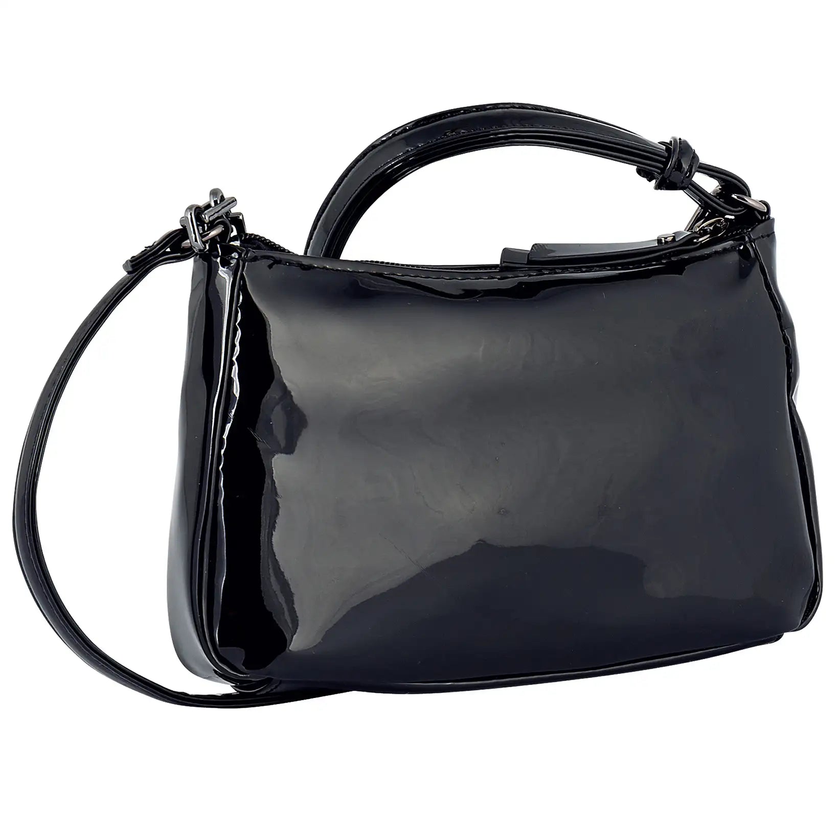 Tom Tailor Denim Cheryl Shoulder Bag 22 cm - Black Patent