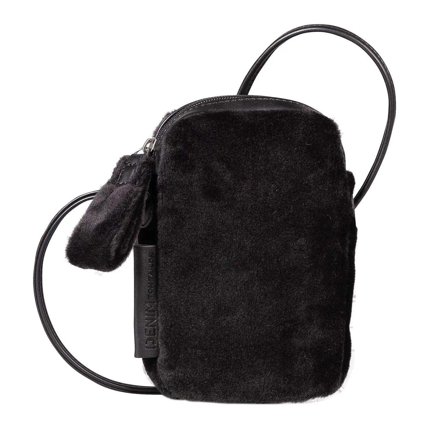 Frontansicht Tom Tailor Denim Klara Handytasche 19 cm in Mixed Black