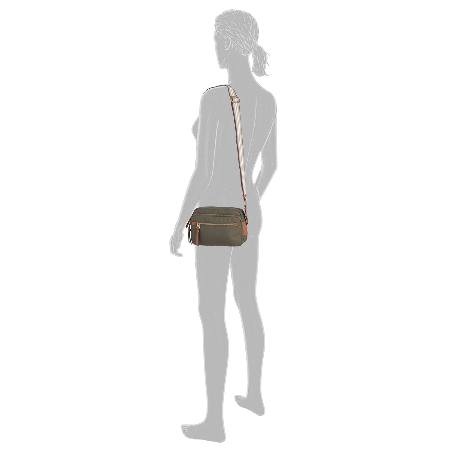 Camel Active Bari Cross Bag M 25 cm - Khaki