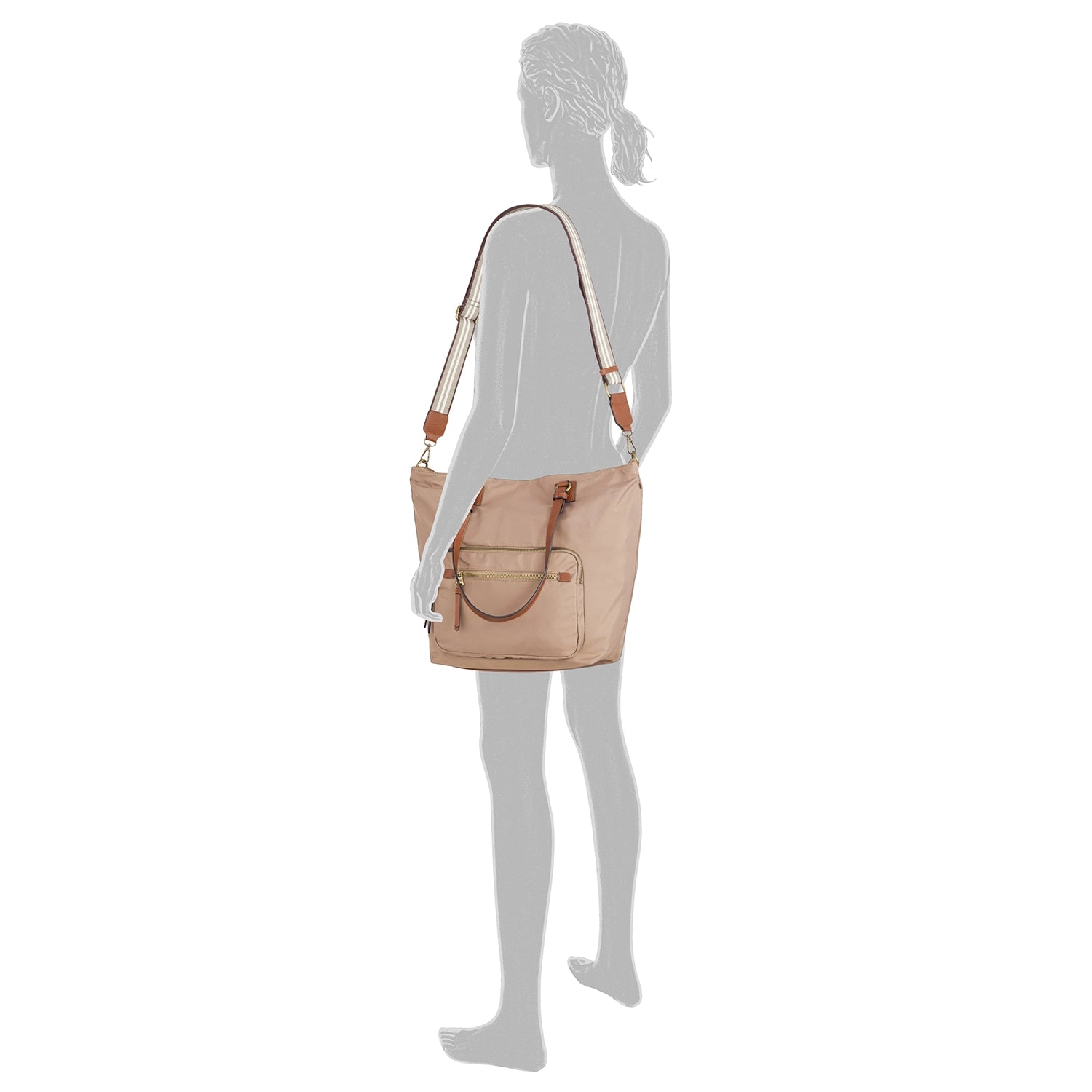 Camel Active Bari Zip Shopper L 48 cm - Beige