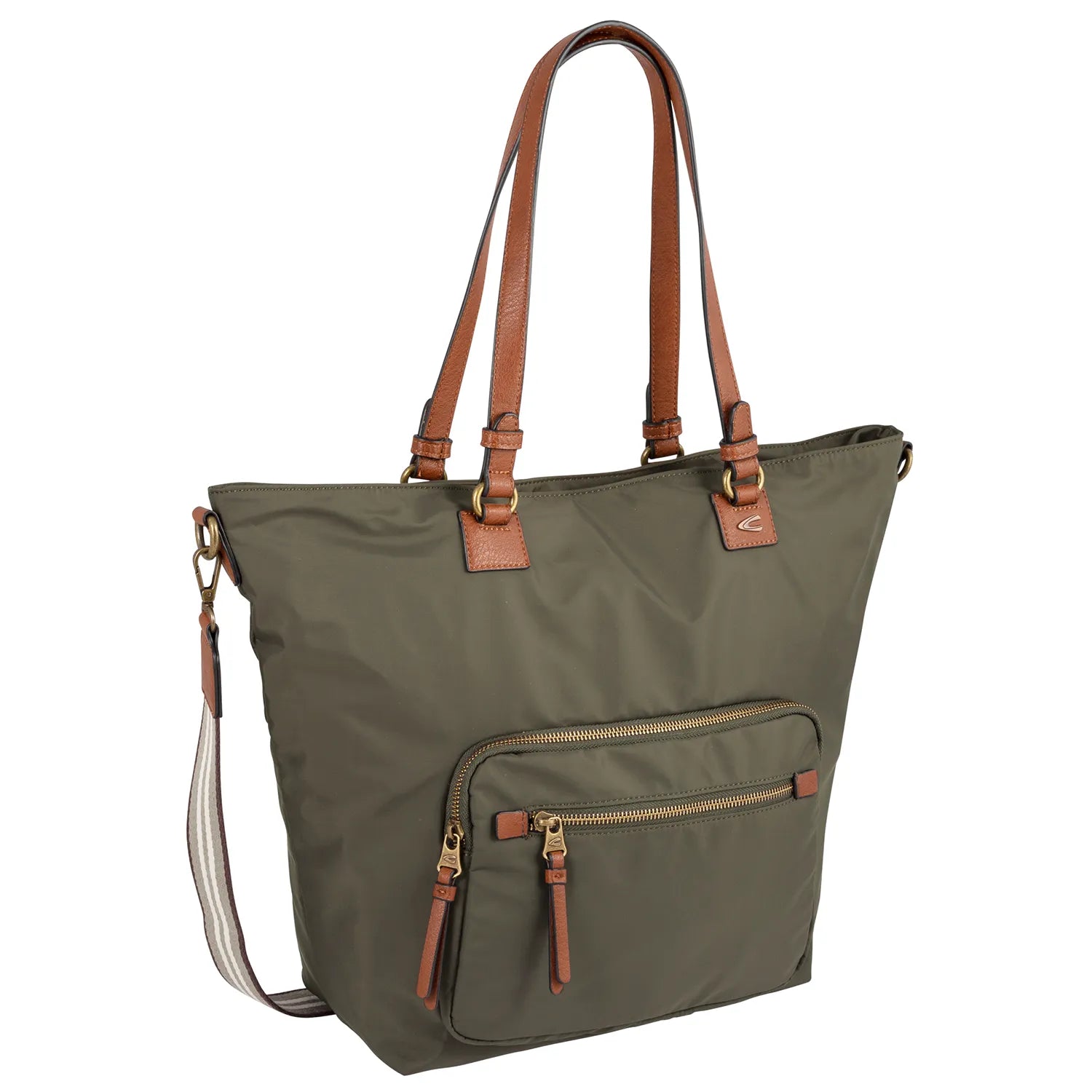 Camel Active Bari Zip Shopper L 48 cm - Khaki