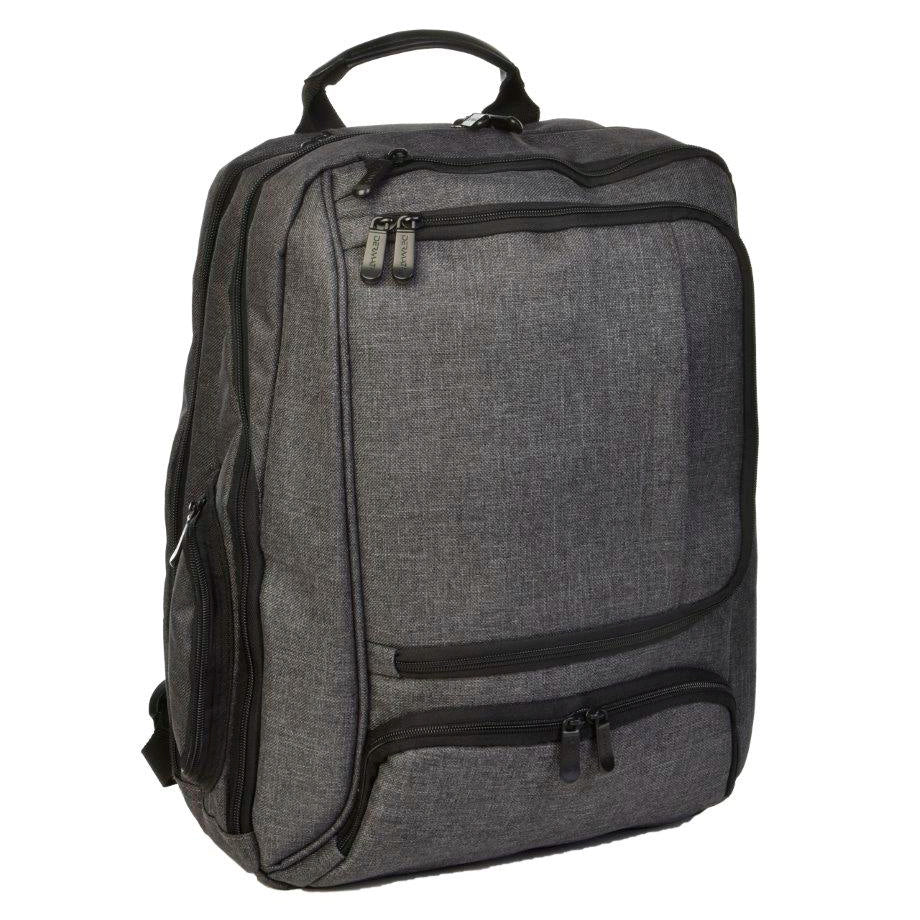 Dermata Laptop Rucksack Canvas 45 cm - Grau