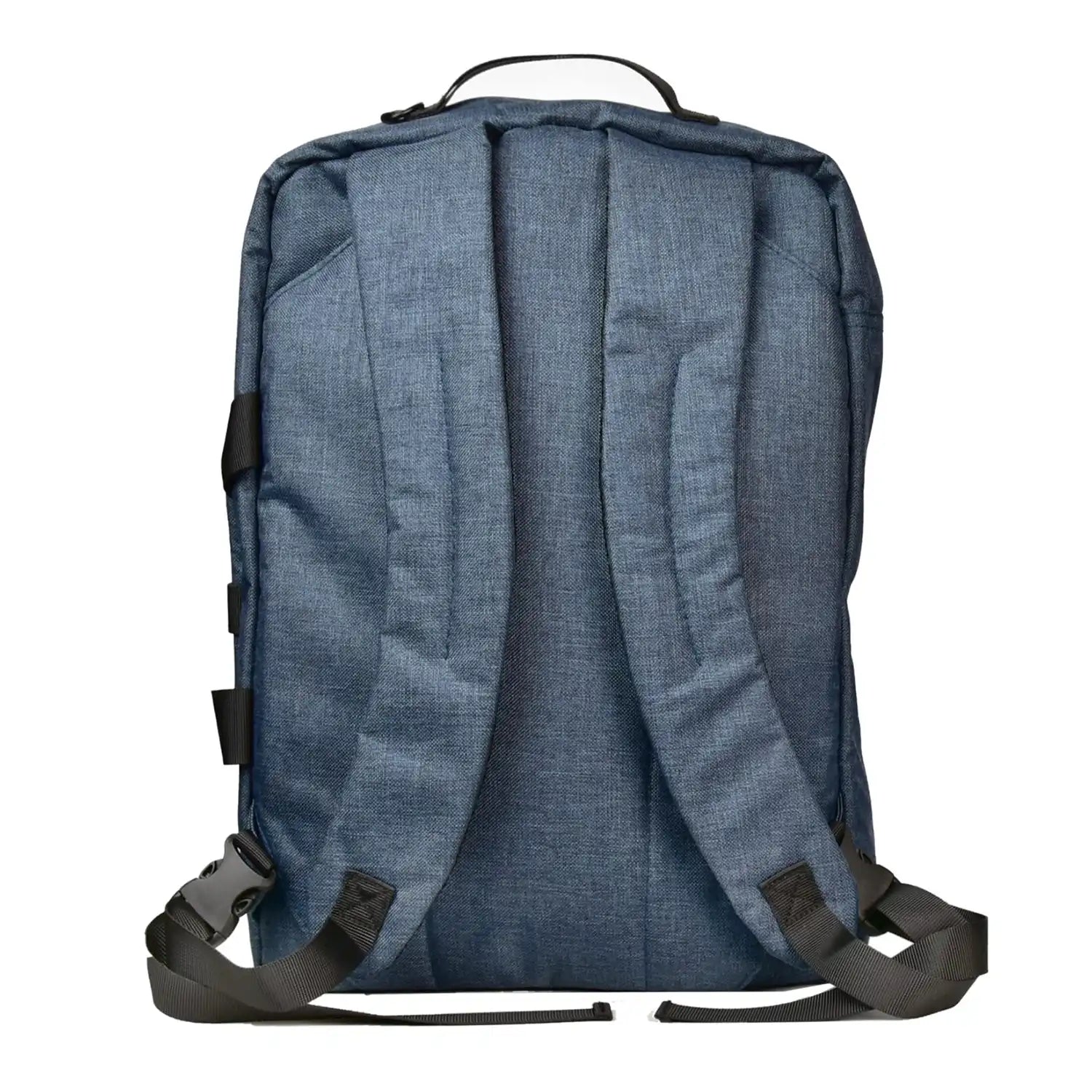 Dermata Businesstasche / Rucksack Canvas 46 cm - Petrol