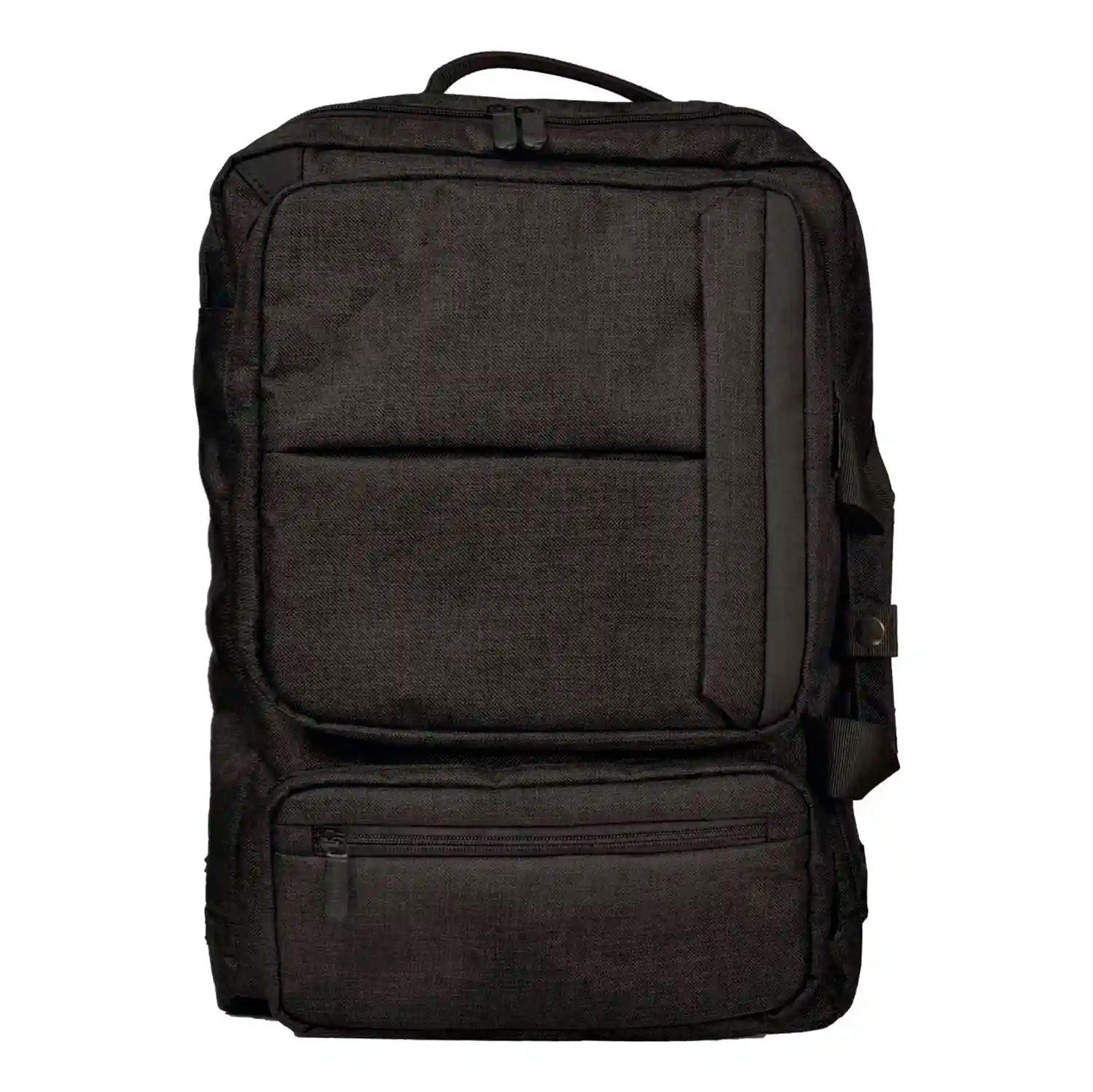 Dermata Businesstasche / Rucksack Canvas 46 cm - Schwarz