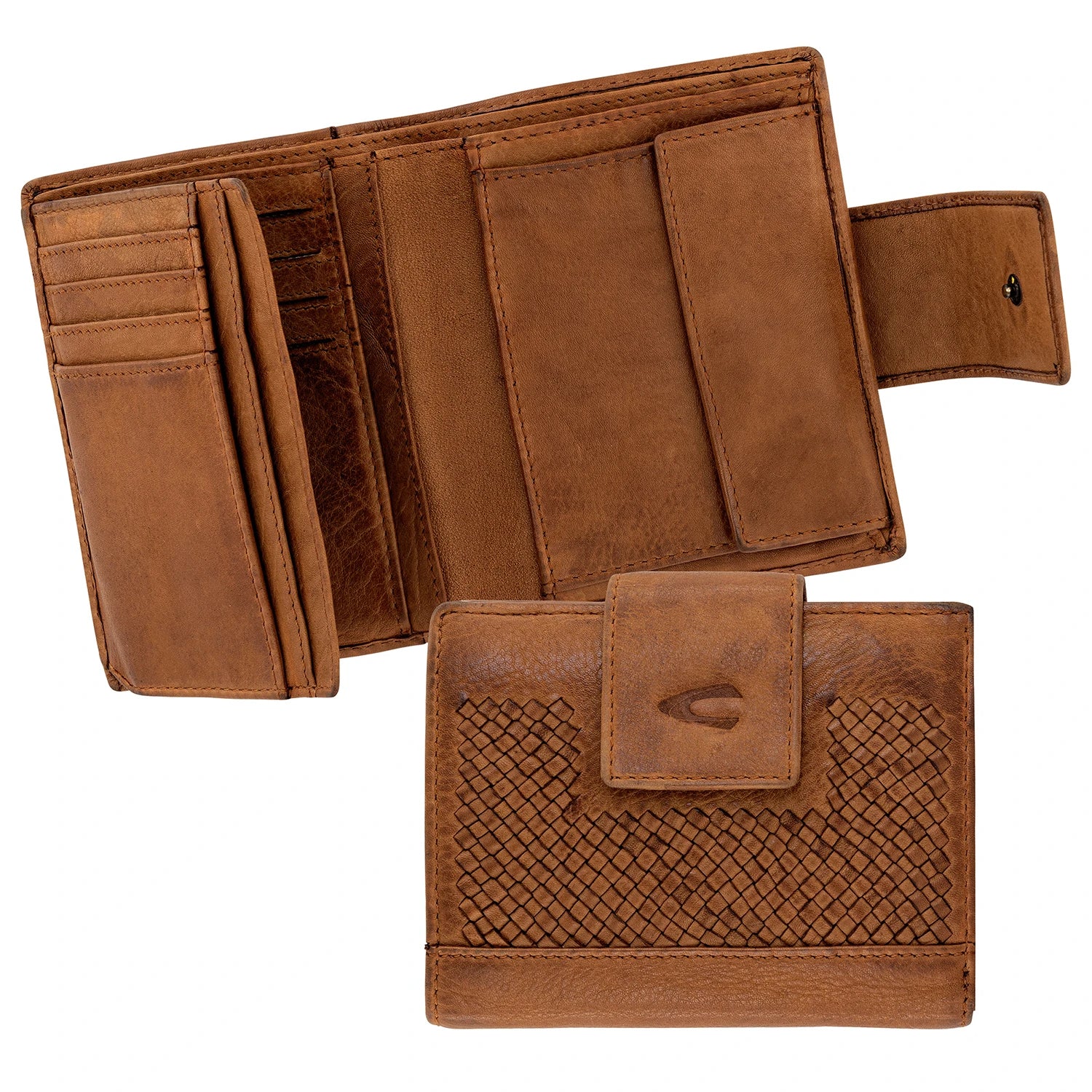 Camel Active Wave Medium Flap Wallet - Cognac