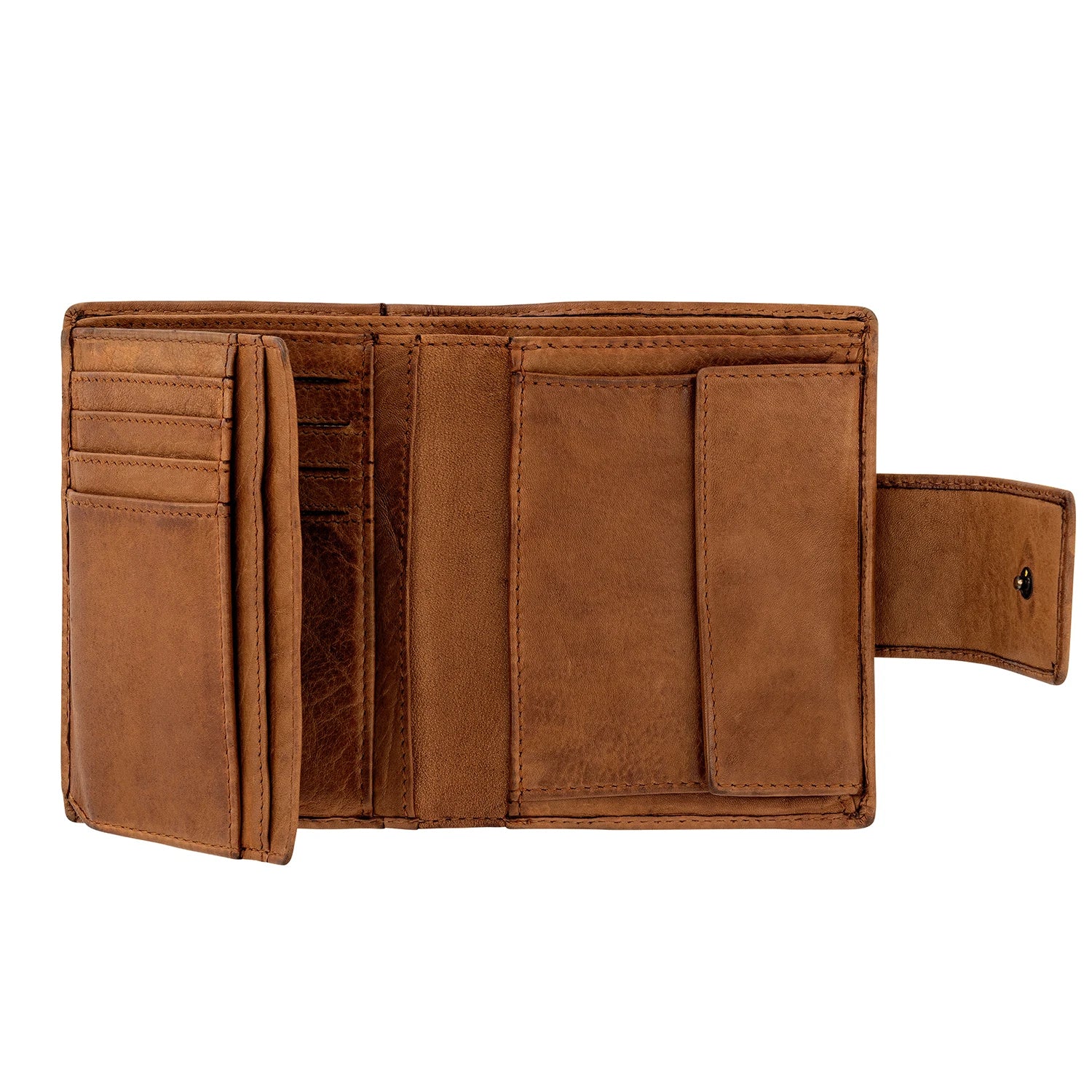 Camel Active Wave Medium Flap Wallet - Cognac