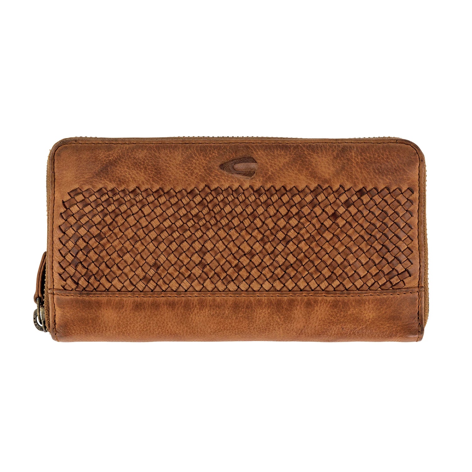 Camel Active Wave Long Zip Wallet 20 cm - Cognac