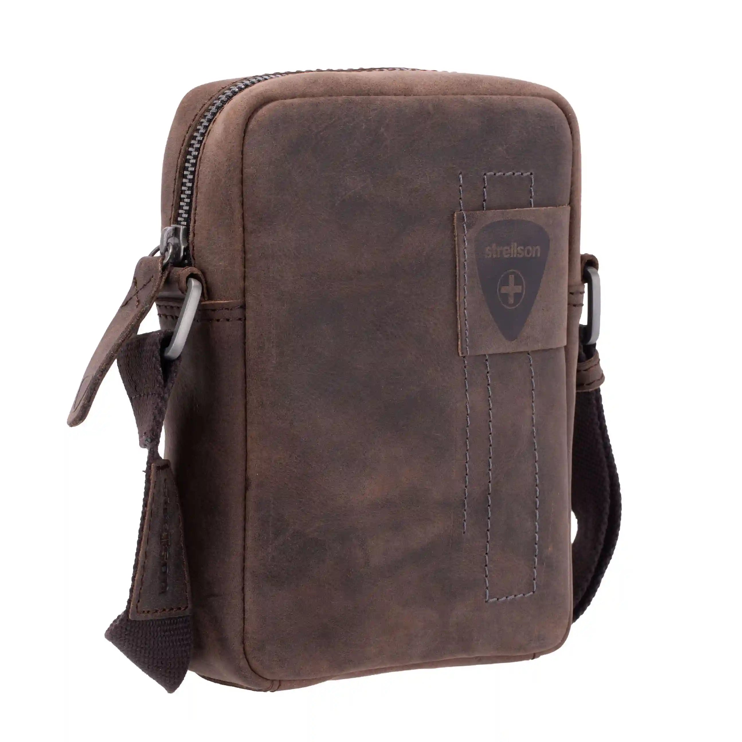 Strellson Richmond Clint Shoulderbag XSVZ - Darkbrown