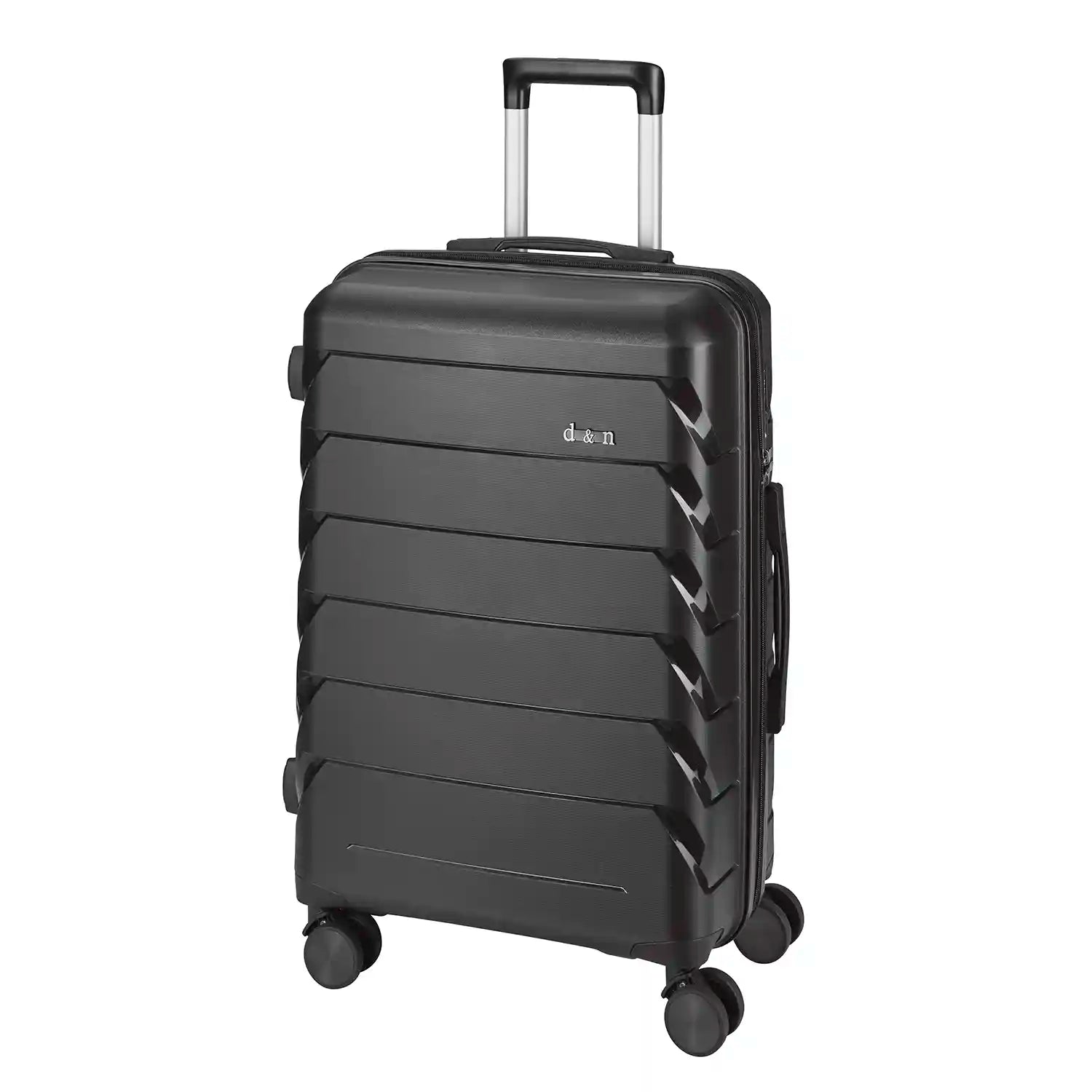 d&amp;n Travel Line 4100 4-wheel trolley 74 cm - Black