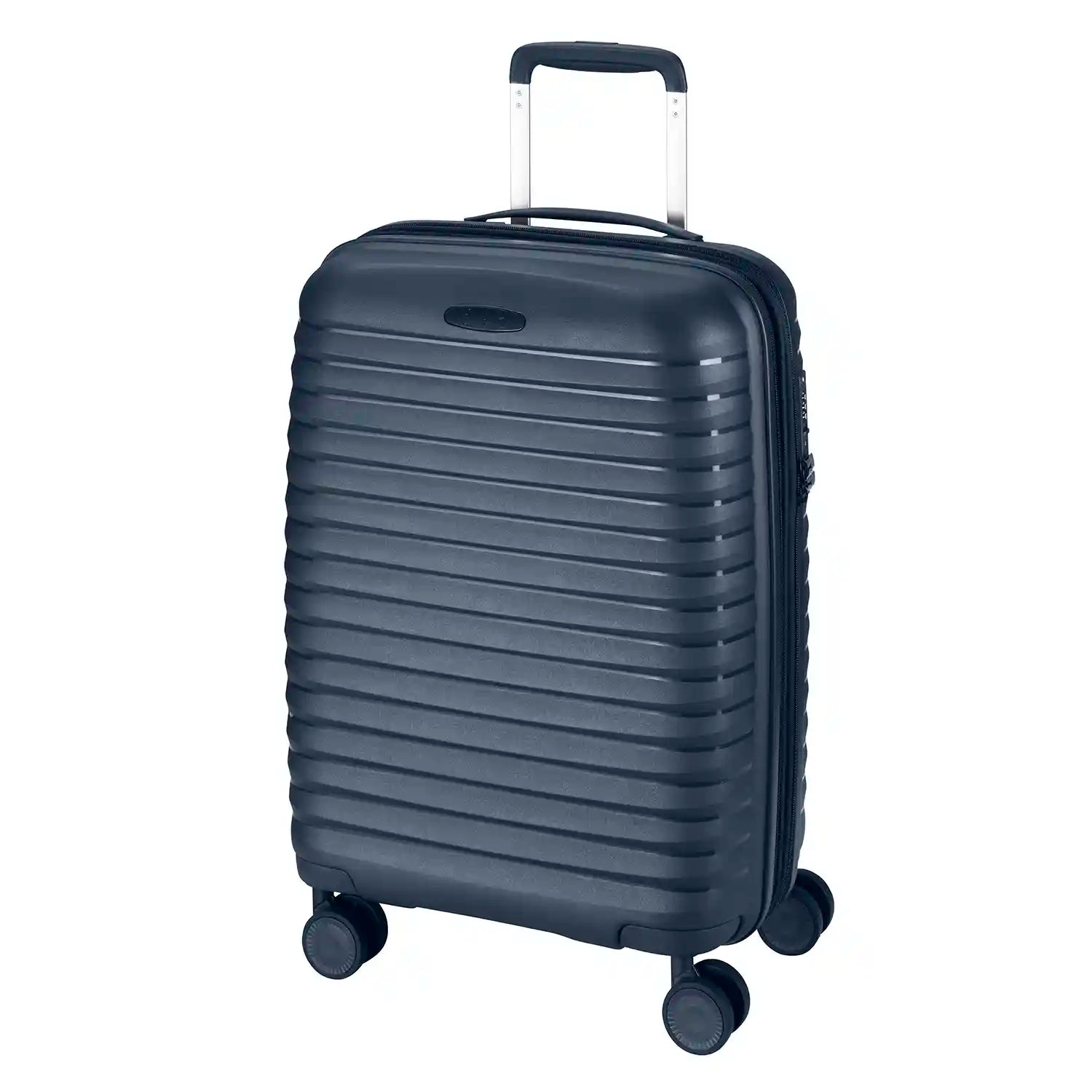 d&amp;n Travel Line 4500 4-wheel cabin trolley 55 cm - dark blue