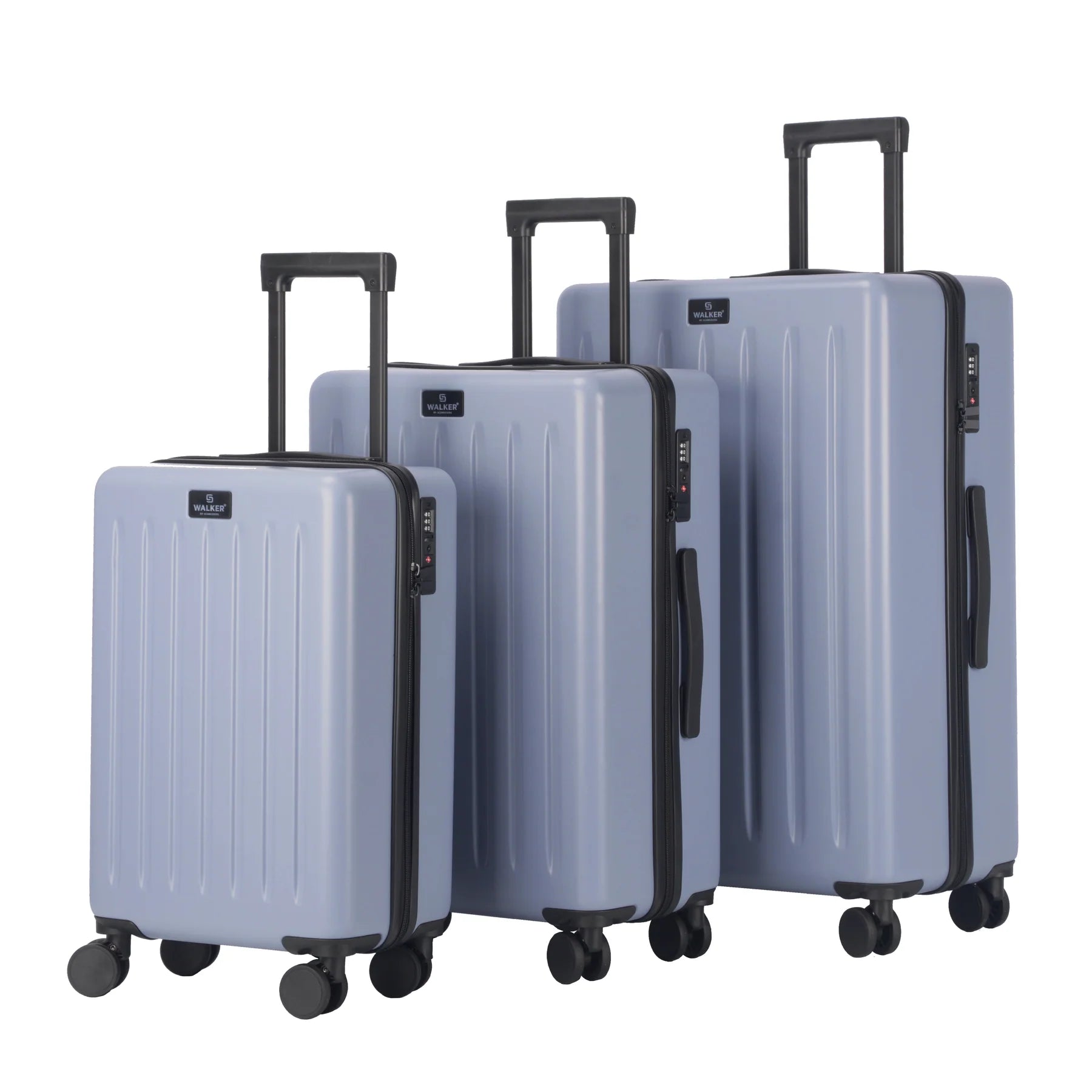 Walker Florida suitcase set 3-piece - Grey