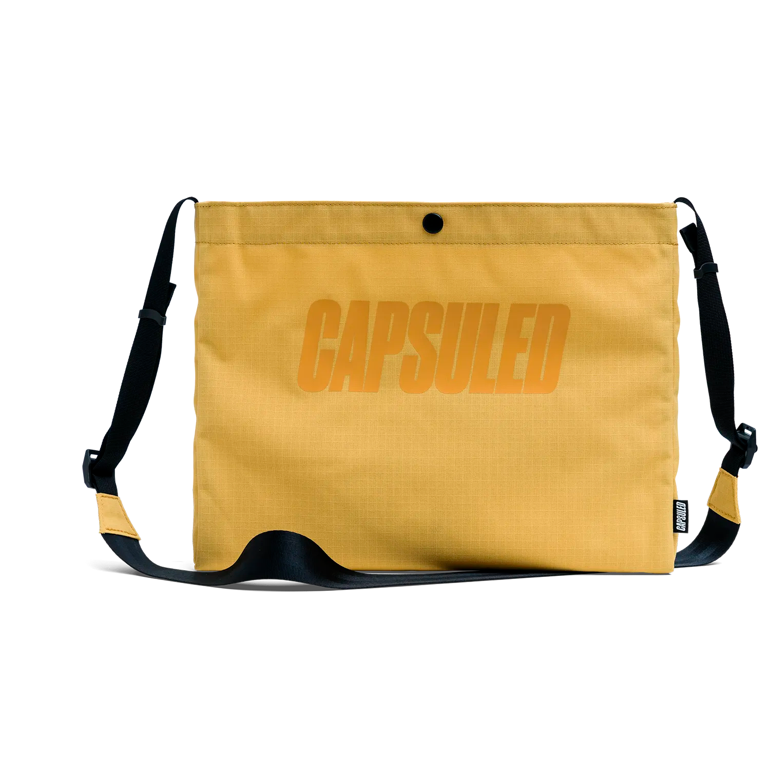 Capsuled Musette Umhängetasche 36 cm - Ochre