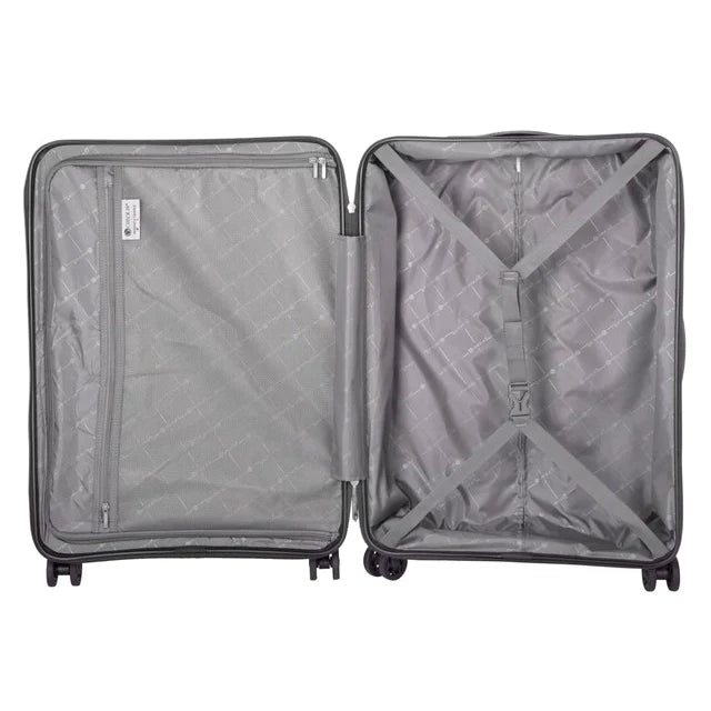 Check In Orlando 3-piece trolley set - olive green