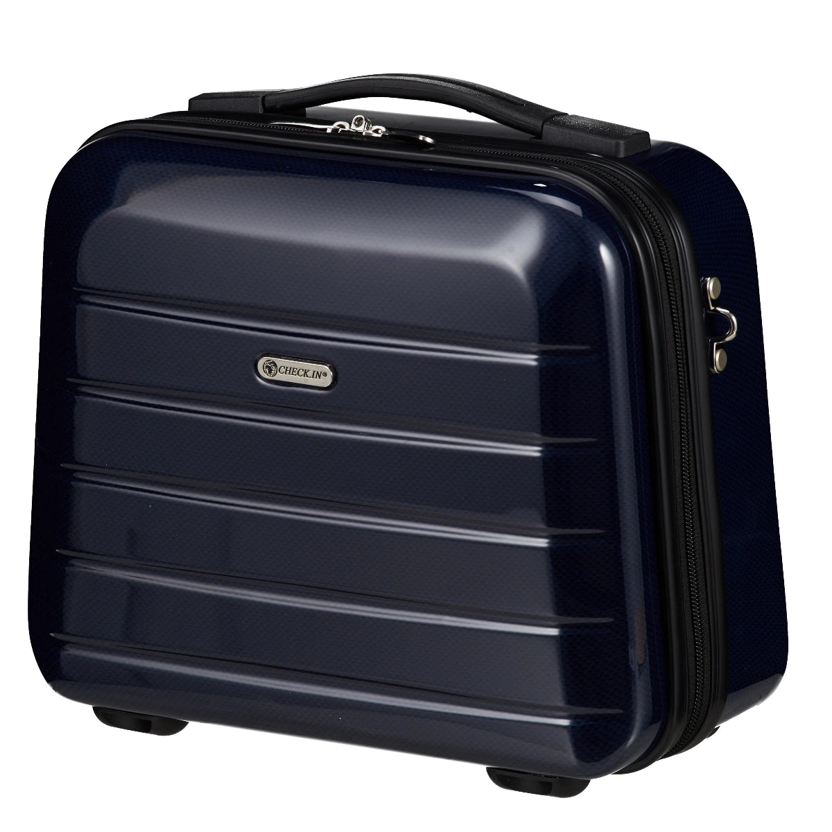 Check In London 2.0 Kosmetikkoffer 33 cm - Carbon Blau, Frontansicht