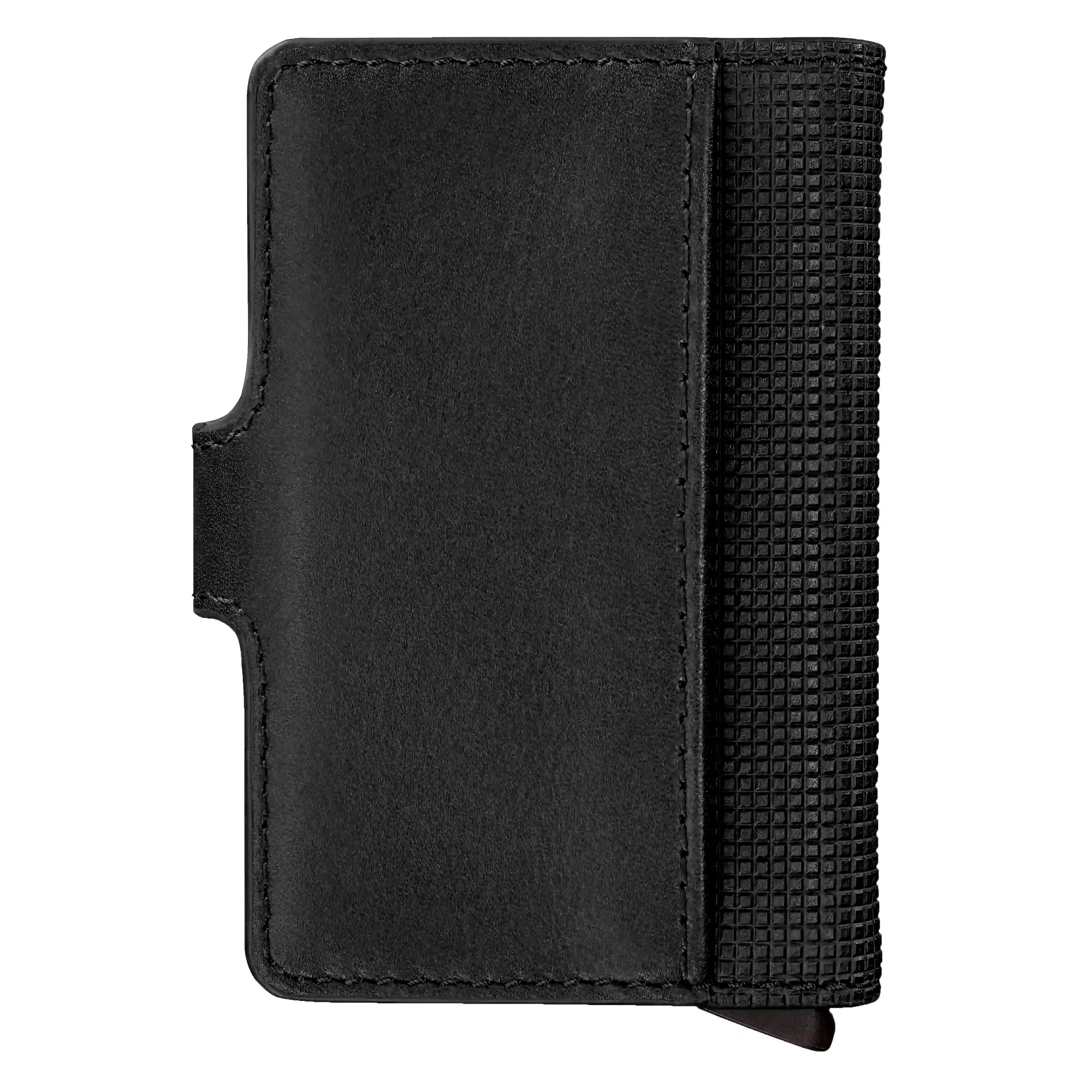 Victorinox Altius Secrid Leather Card Wallet 10 cm - Black