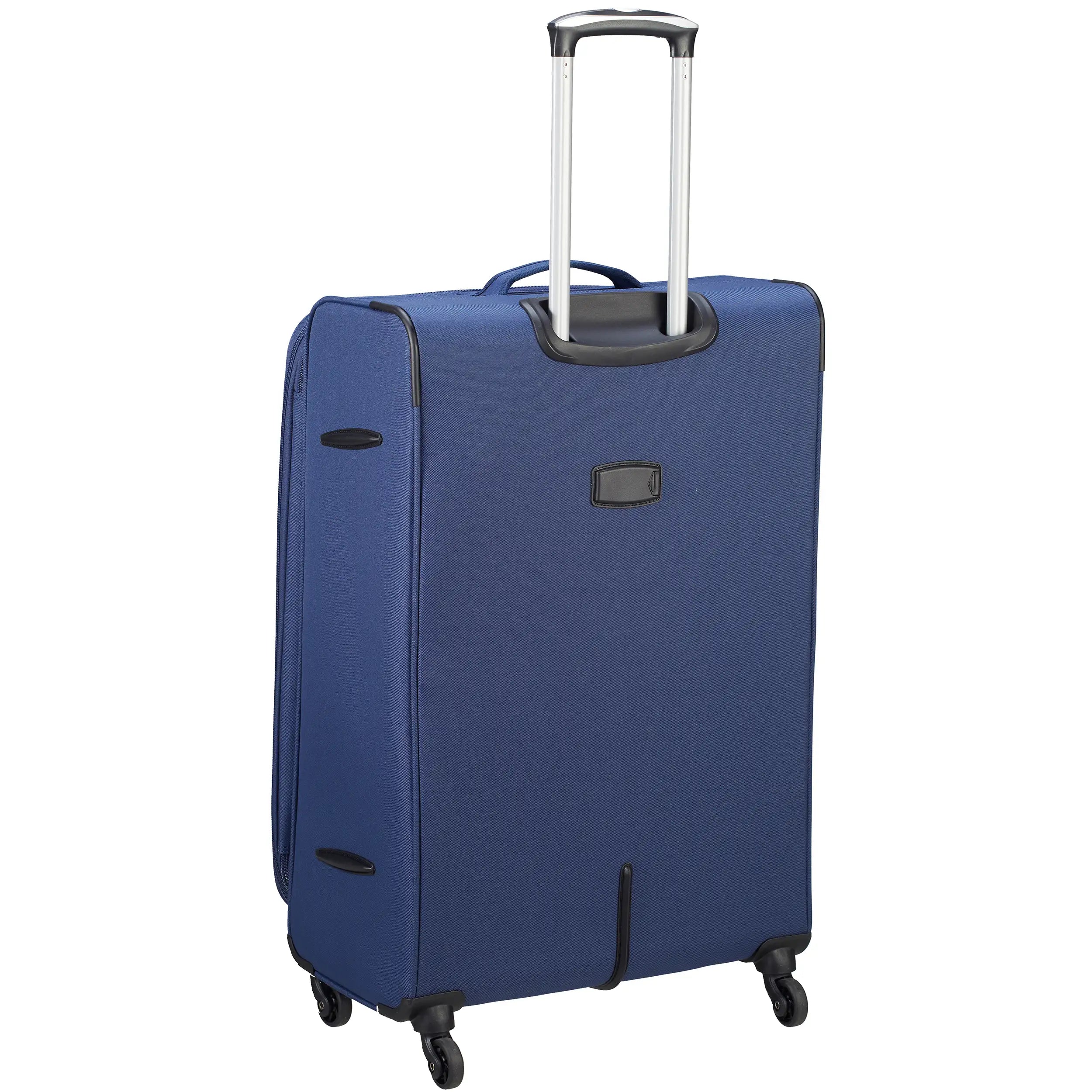 d&n Travel Line 6804 4-wheel trolley 76 cm - Blue