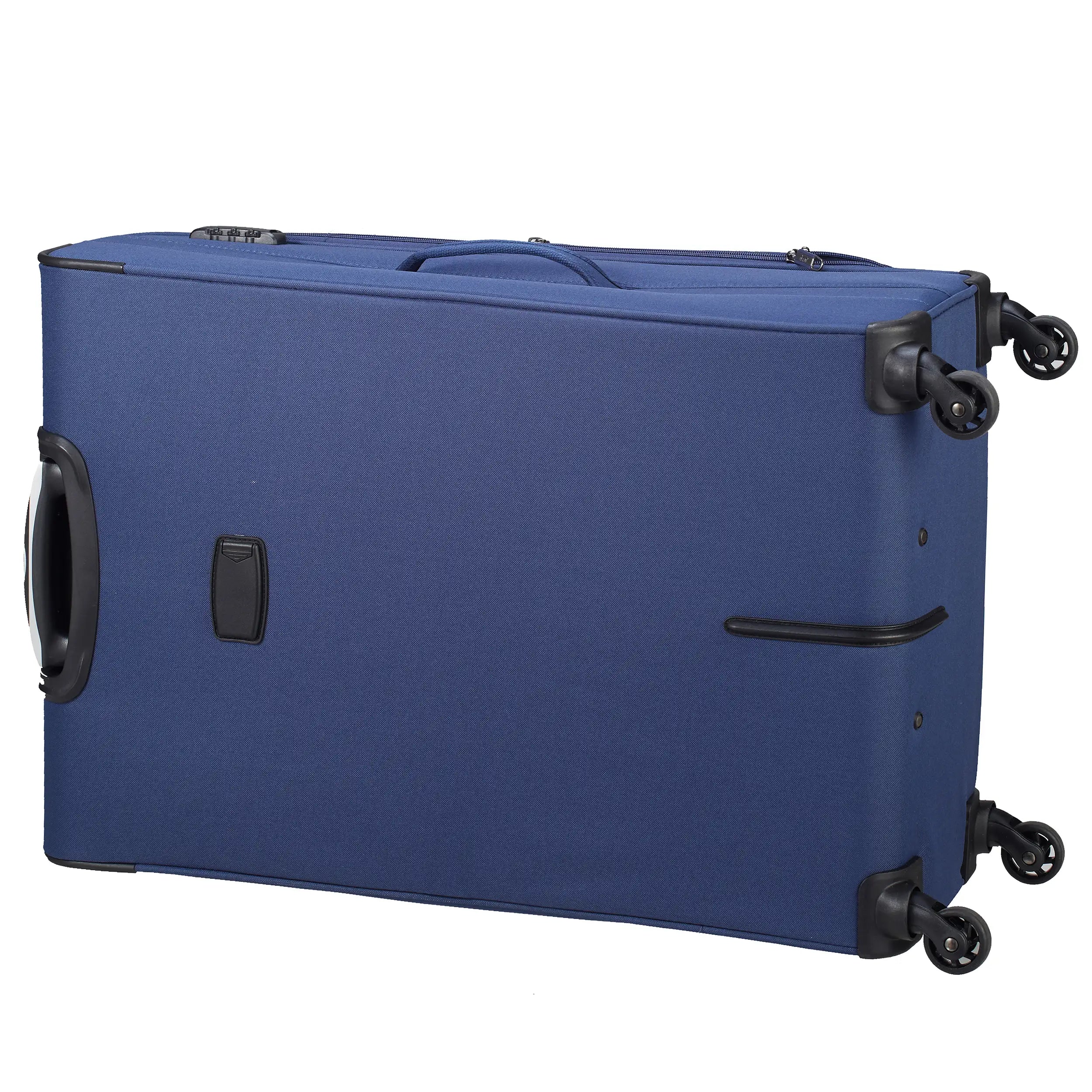 d&n Travel Line 6804 4-Rollen Trolley 76 cm - Blau