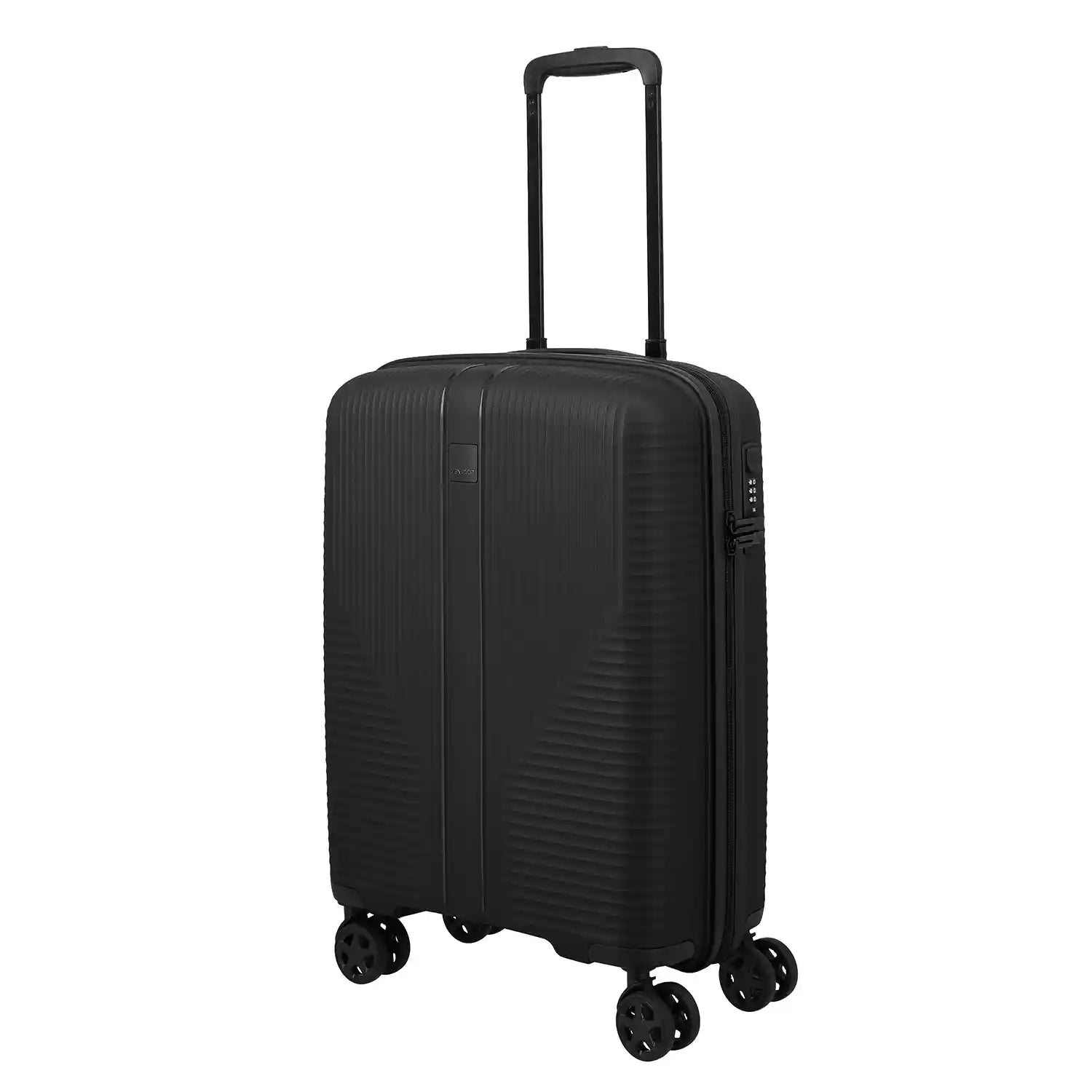 Travelite Air Stripe 4-Rollen Trolley S 55 cm - Black