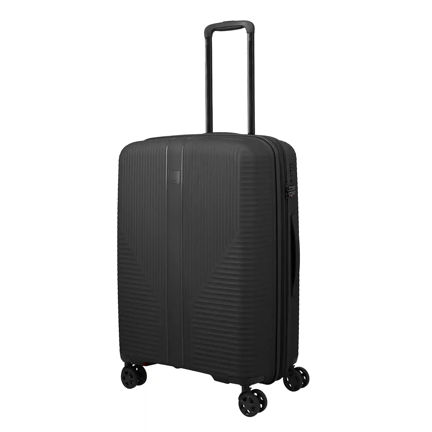 Travelite Air Stripe 4-Rollen Trolley M exp. 66 cm - Black