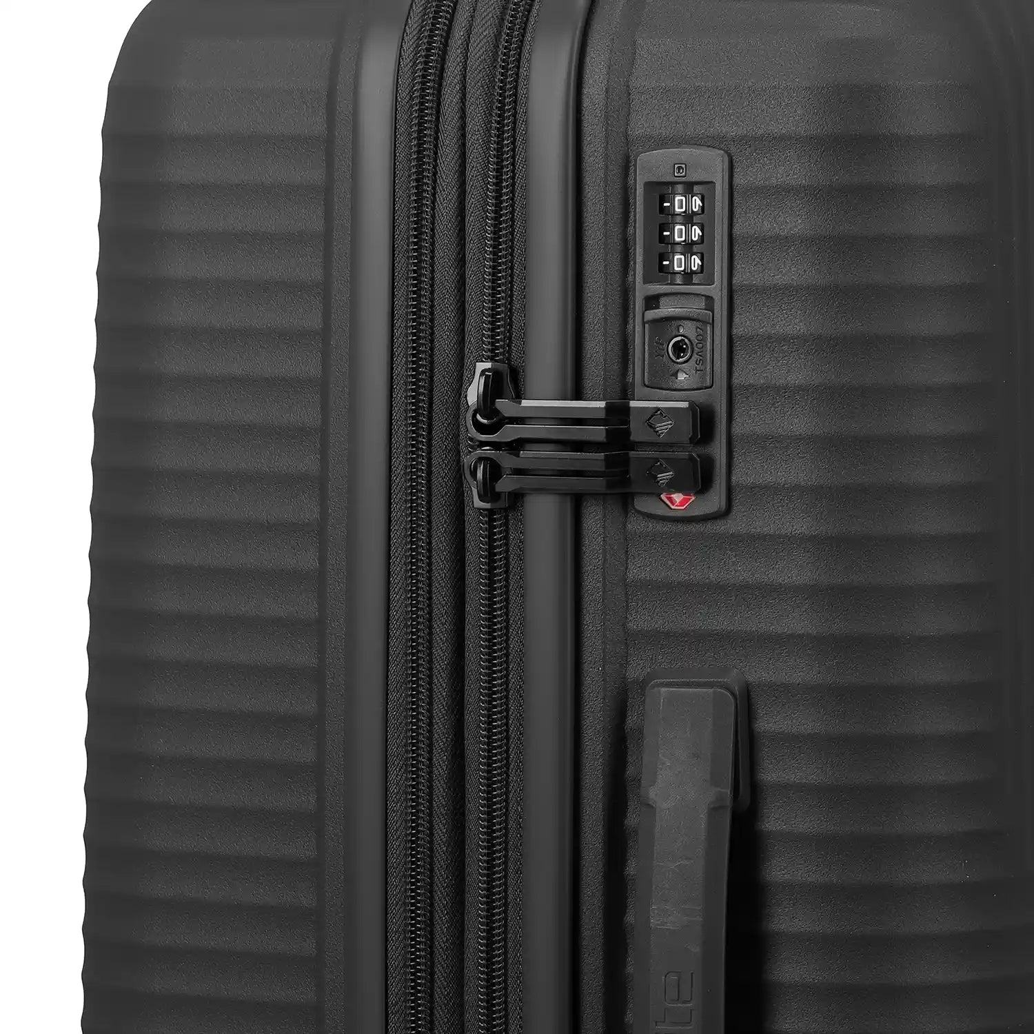 Travelite Air Stripe 4-Rollen Trolley M exp. 66 cm - Black